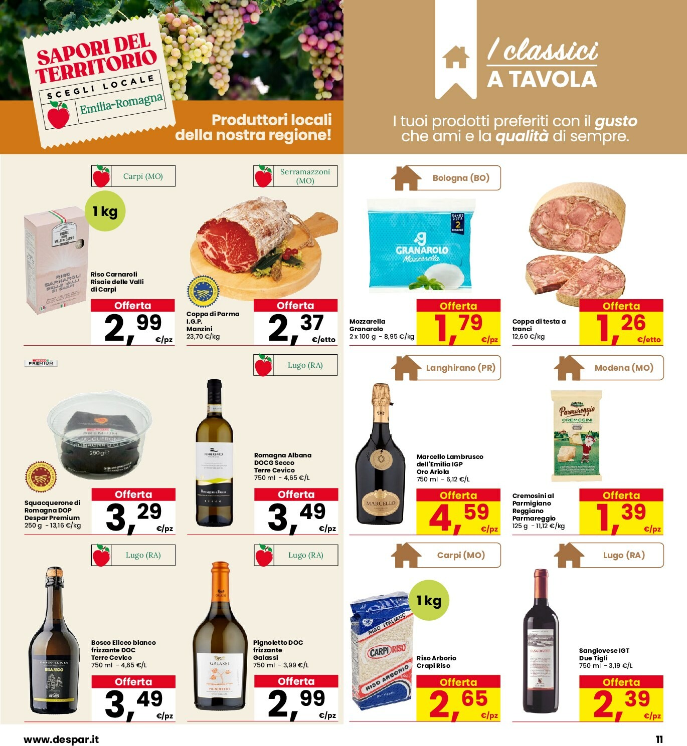 interspar - Volantino INTERSPAR valido dal 23/09 al 08/10 - page: 11