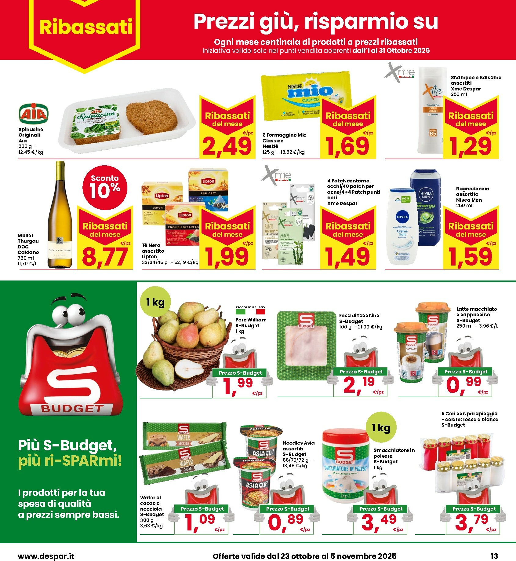 interspar - Volantino INTERSPAR valido dal 23/10 al 05/11 - page: 13