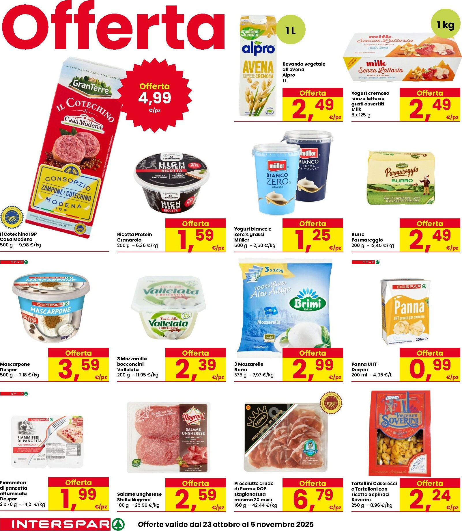 interspar - Volantino INTERSPAR valido dal 23/10 al 05/11 - page: 16