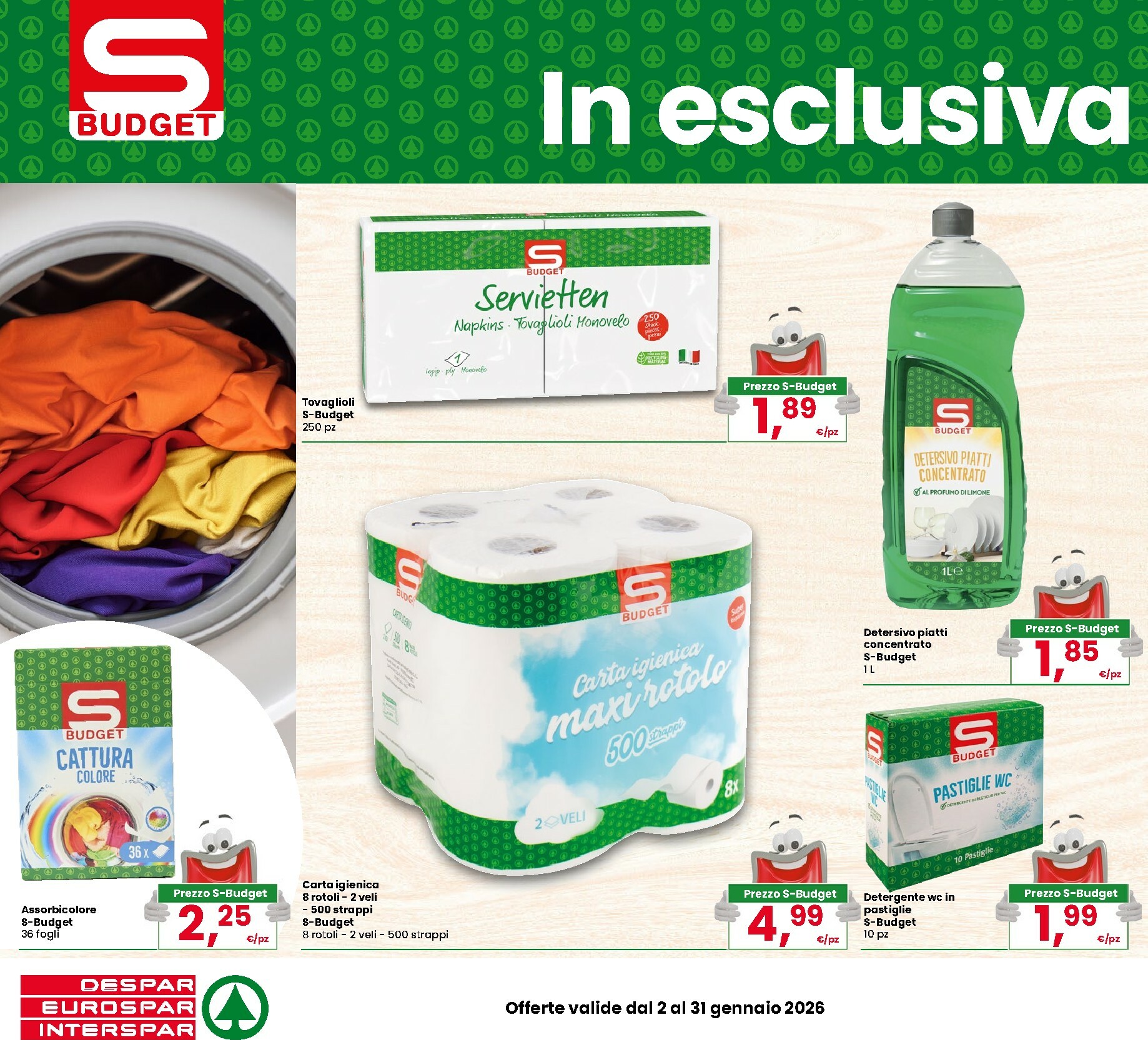 interspar - Volantino INTERSPAR - Risparmio in pista valido dal 02/01 al 31/01 - page: 6