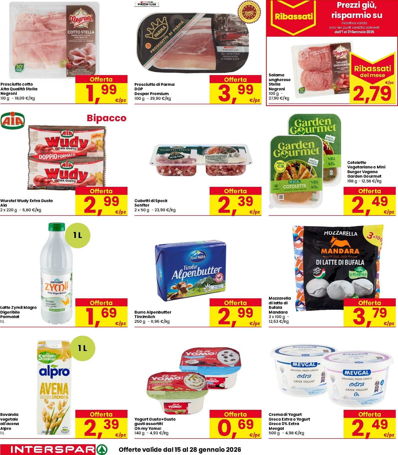 interspar - Volantino INTERSPAR valido dal 15/01 al 28/01 - page: 14