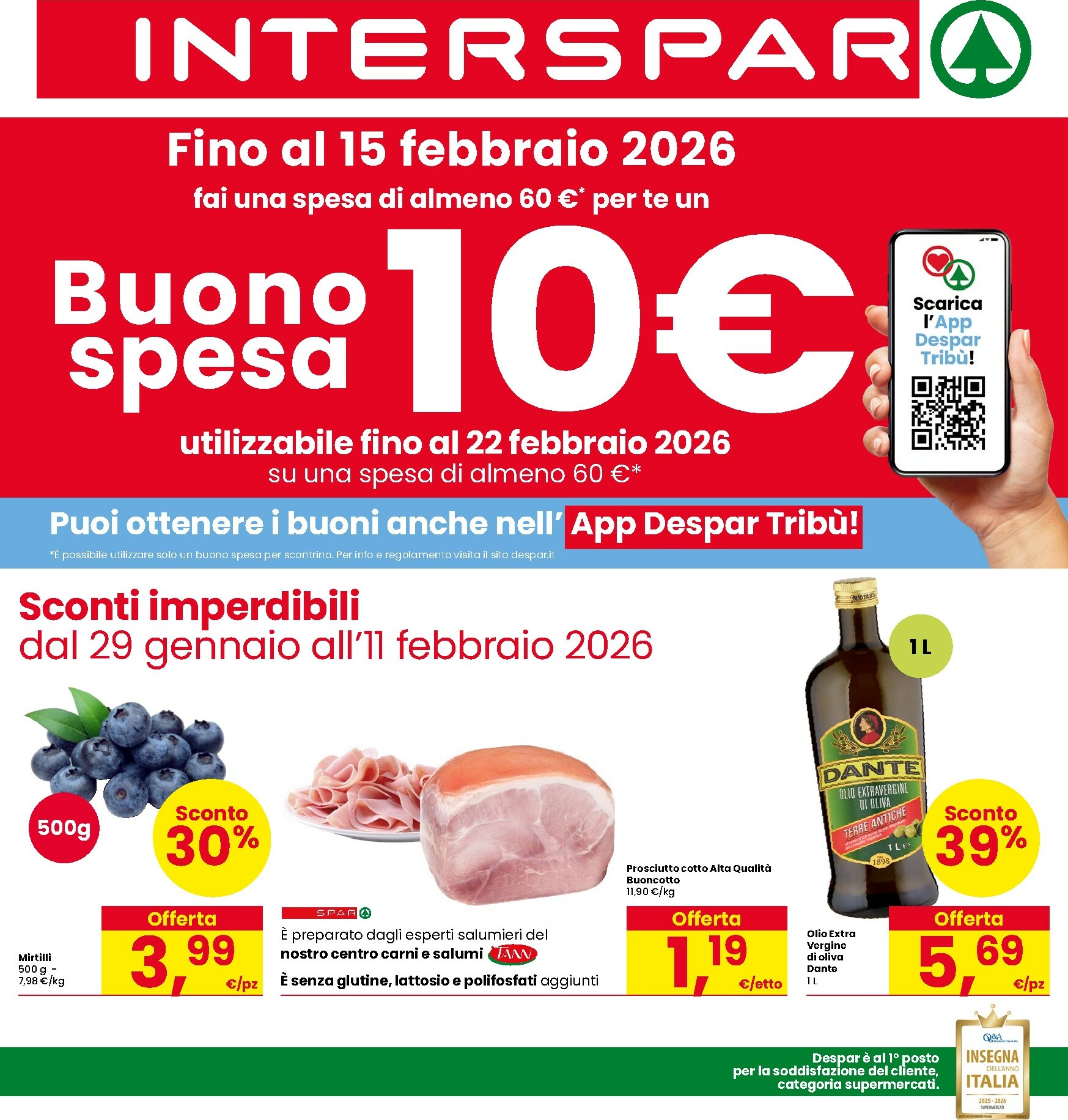 interspar - Volantino INTERSPAR valido dal 29/01 al 11/02