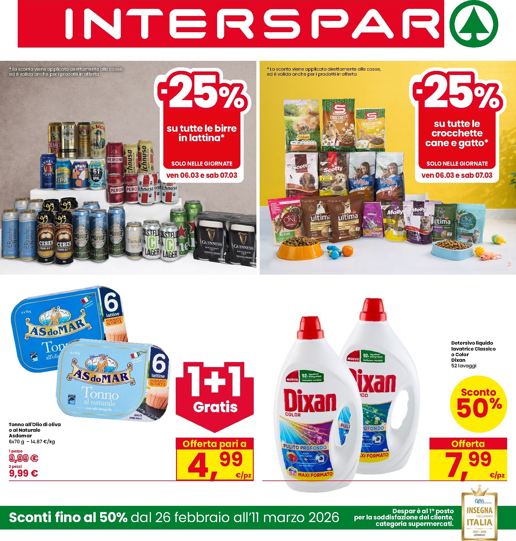 interspar - Volantino INTERSPAR valido dal 26/02/2026 al 11/03/2026 - page: 1