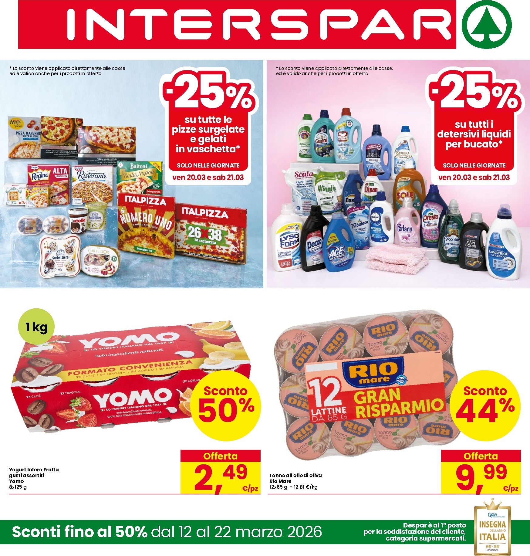 interspar - Volantino INTERSPAR valido dal 12/03/2026 al 22/03/2026