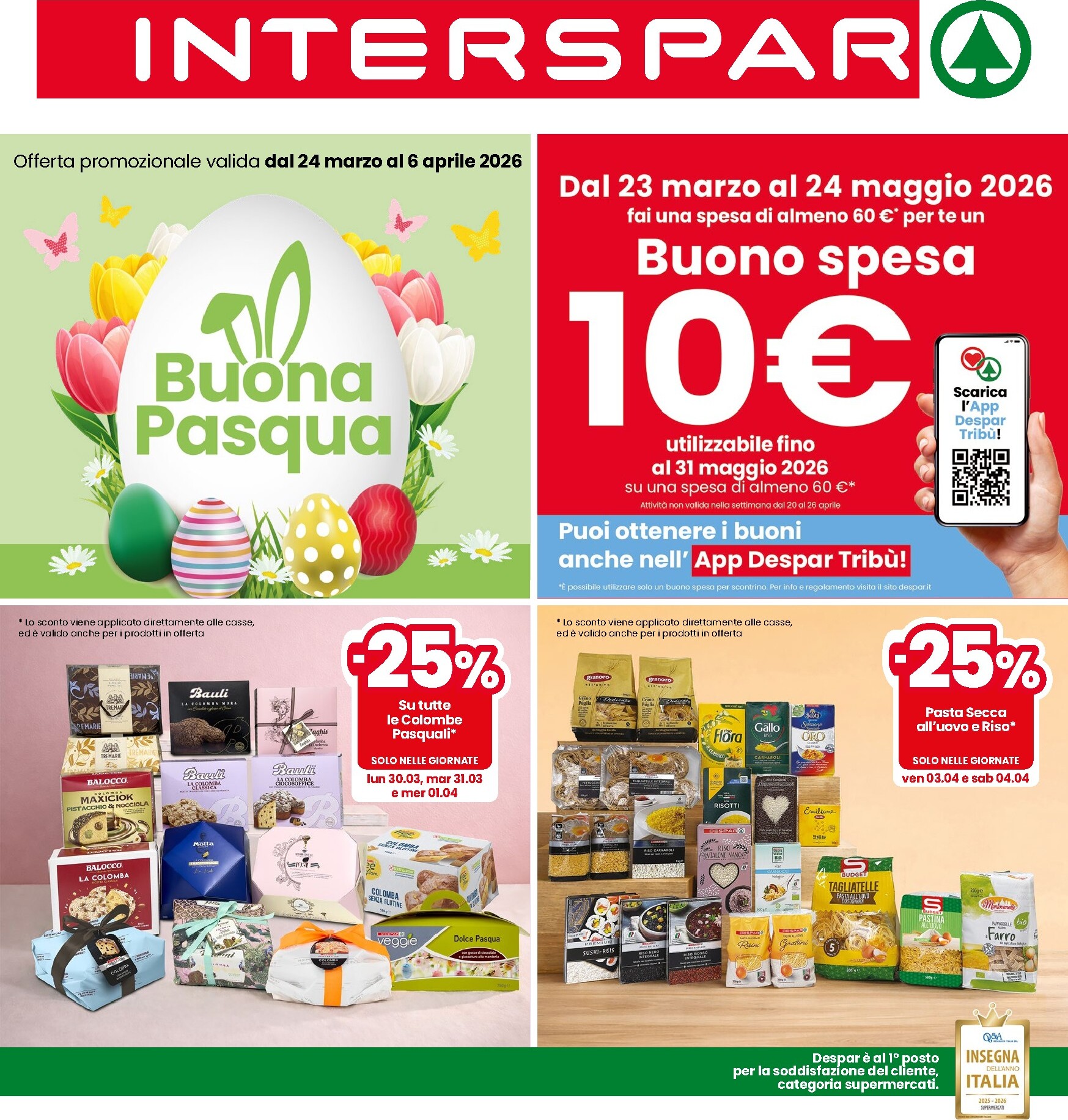 interspar - Volantino INTERSPAR valido dal 24/03/2026 al 06/04/2026
