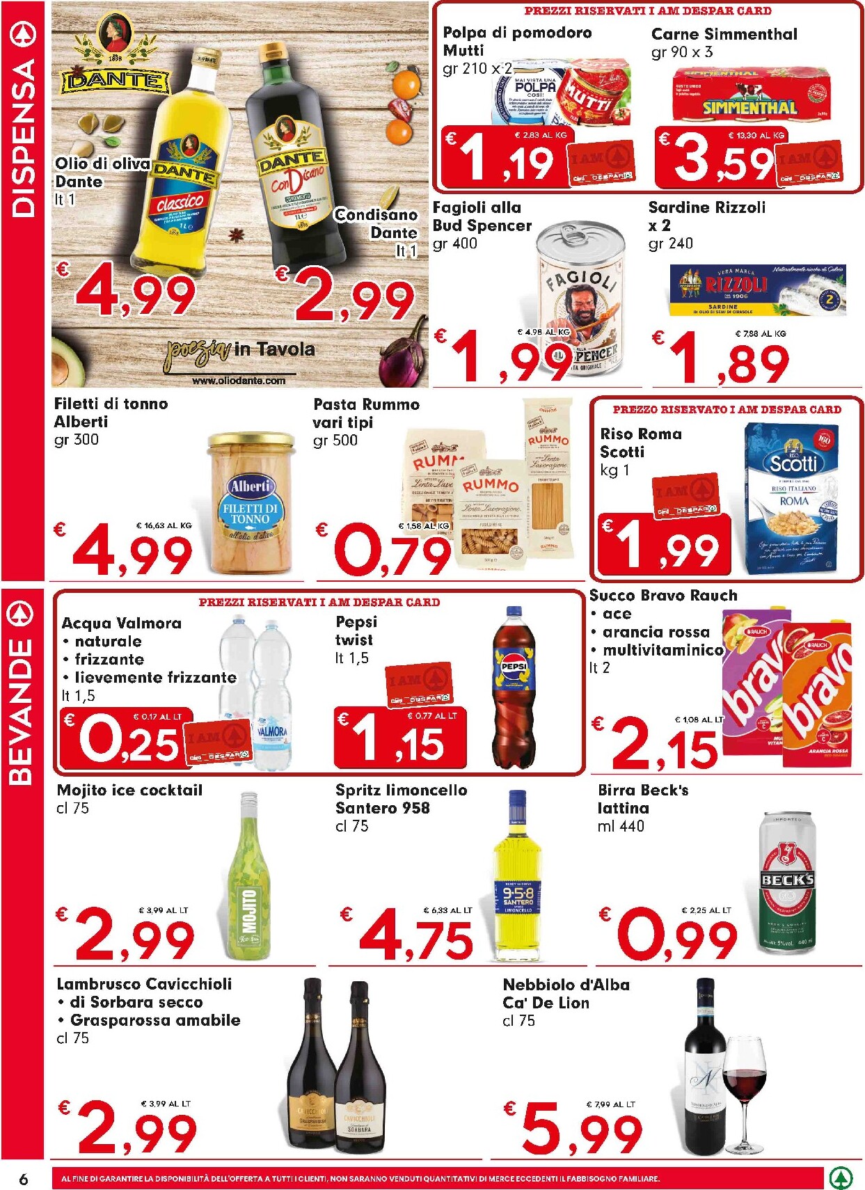 eurospar - Volantino futuro Eurospar valido dal giovedì 21/05/2026 al mercoledì 03/06/2026 - page: 6