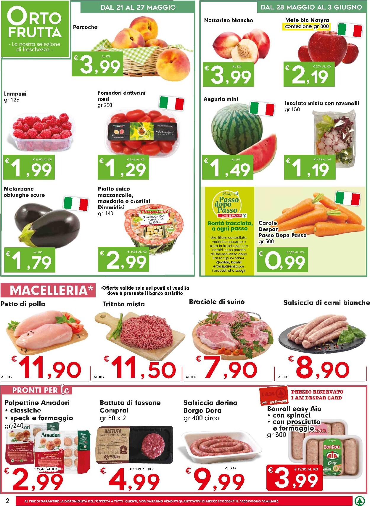 eurospar - Volantino futuro Eurospar valido dal giovedì 21/05/2026 al mercoledì 03/06/2026 - page: 2