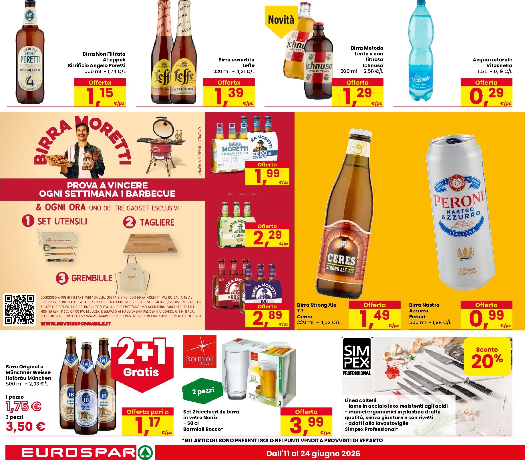 eurospar - Volantino attuale di Eurospar valido dal giovedì 11/06/2026 al mercoledì 24/06/2026 - page: 8
