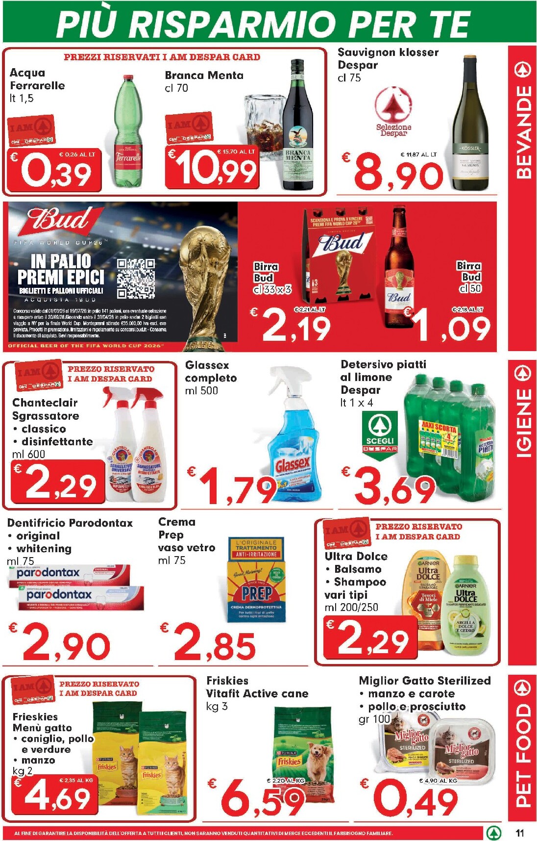 eurospar - Volantino futuro Eurospar valido dal giovedì 18/06/2026 al mercoledì 01/07/2026 - page: 11