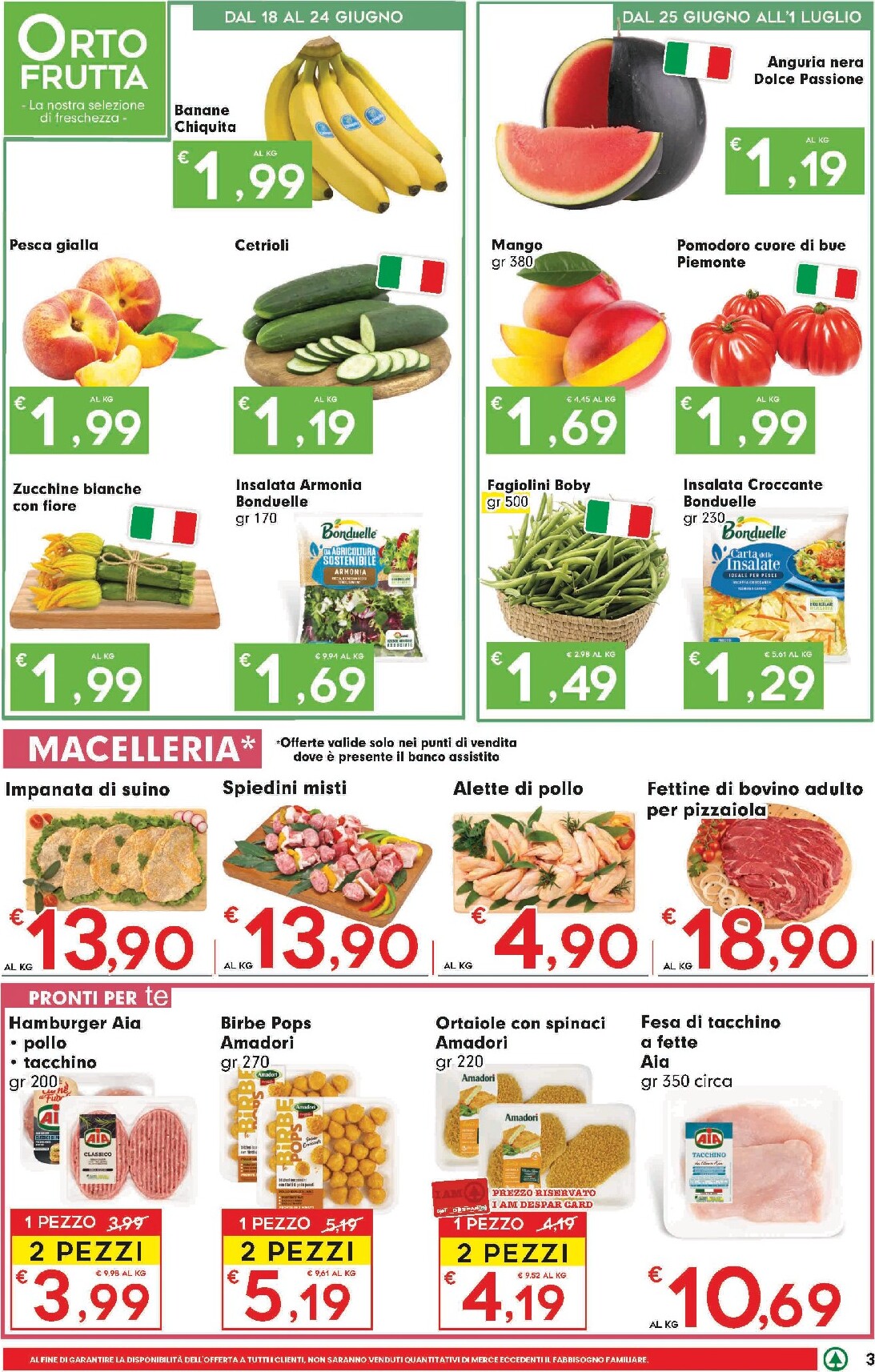 eurospar - Volantino futuro Eurospar valido dal giovedì 18/06/2026 al mercoledì 01/07/2026 - page: 3