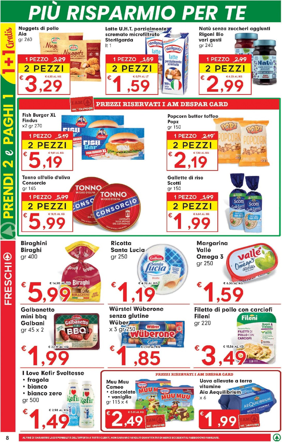 eurospar - Volantino futuro Eurospar valido dal giovedì 18/06/2026 al mercoledì 01/07/2026 - page: 8