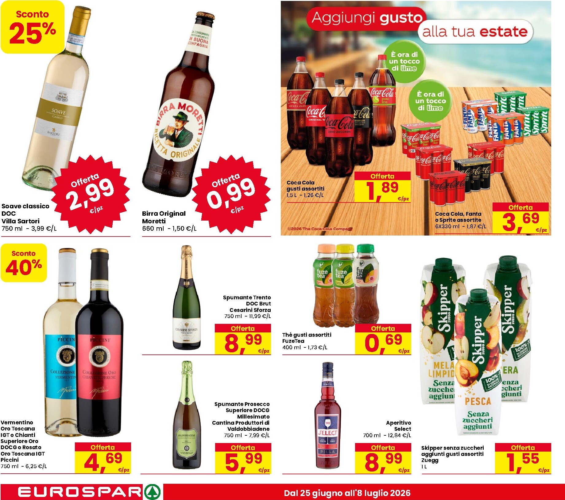 eurospar - Volantino attuale di Eurospar valido dal giovedì 25/06/2026 al mercoledì 08/07/2026 - page: 14