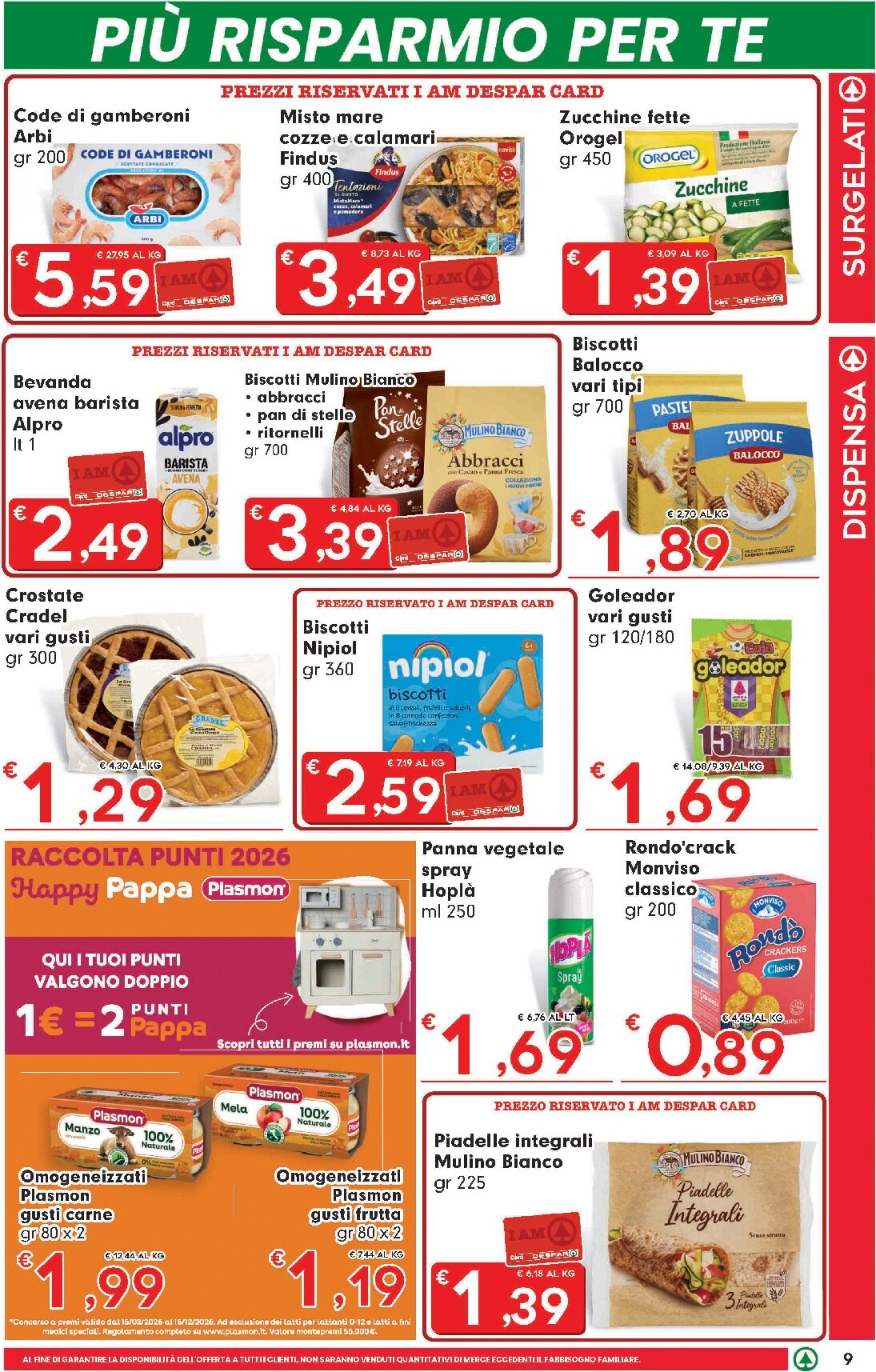 eurospar - Volantino futuro Eurospar valido dal giovedì 02/07/2026 al mercoledì 15/07/2026 - page: 9