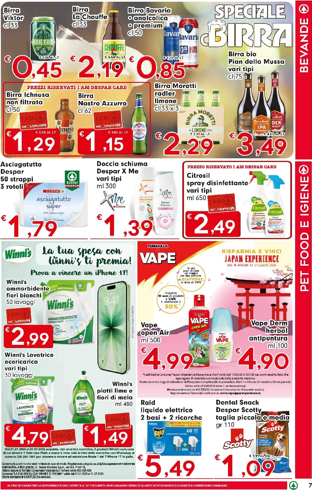 eurospar - Volantino futuro Eurospar valido dal giovedì 16/07/2026 al mercoledì 29/07/2026 - page: 7
