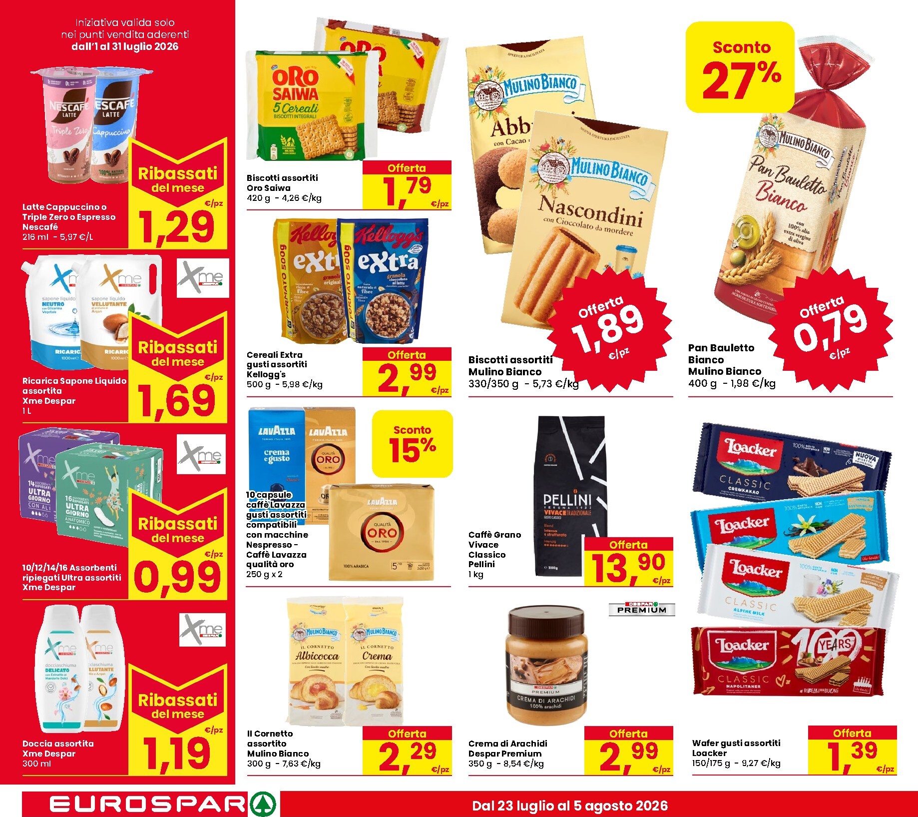 eurospar - Volantino attuale di Eurospar valido dal giovedì 23/07/2026 al mercoledì 05/08/2026 - page: 14