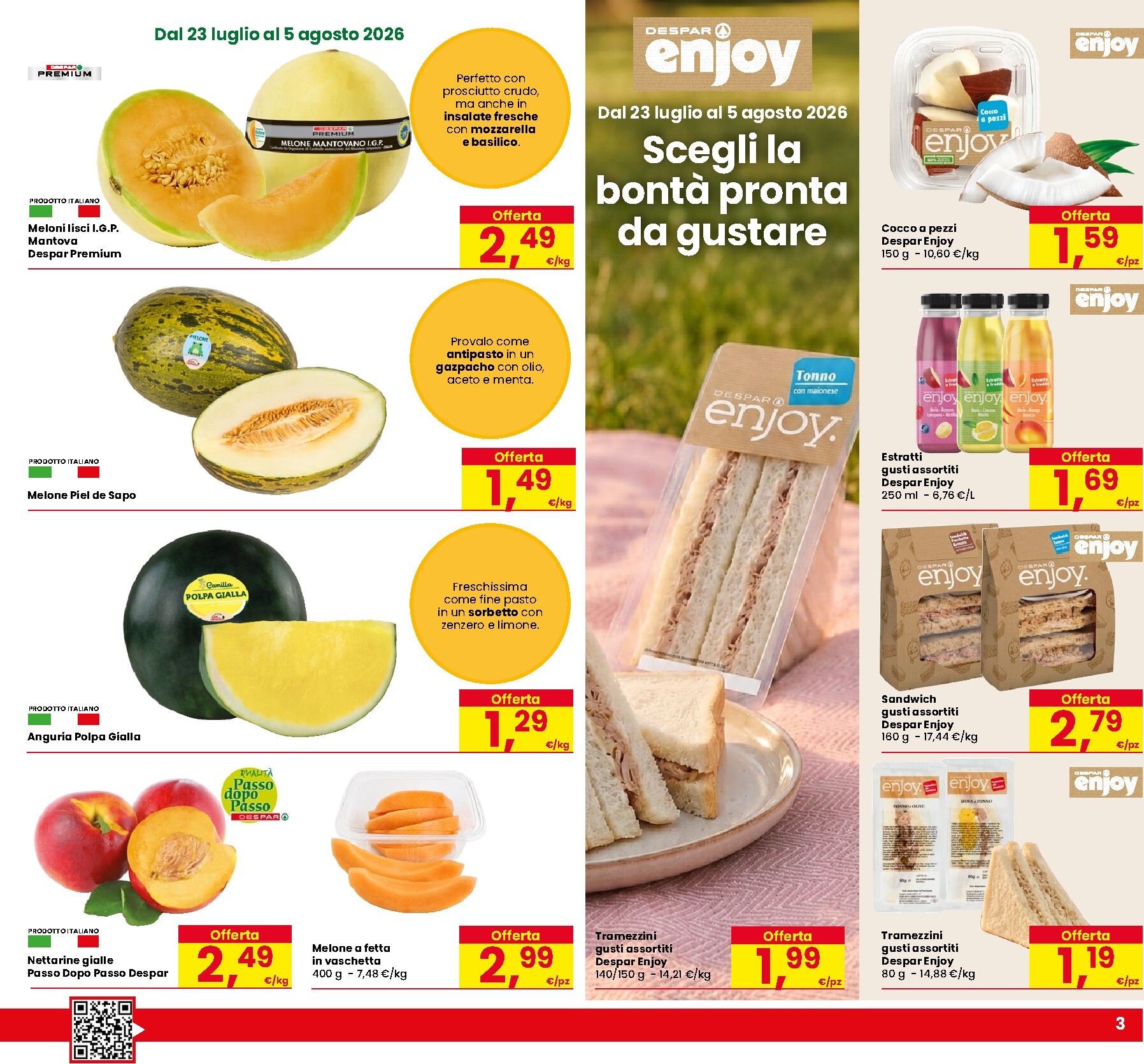 eurospar - Volantino attuale di Eurospar valido dal giovedì 23/07/2026 al mercoledì 05/08/2026 - page: 3