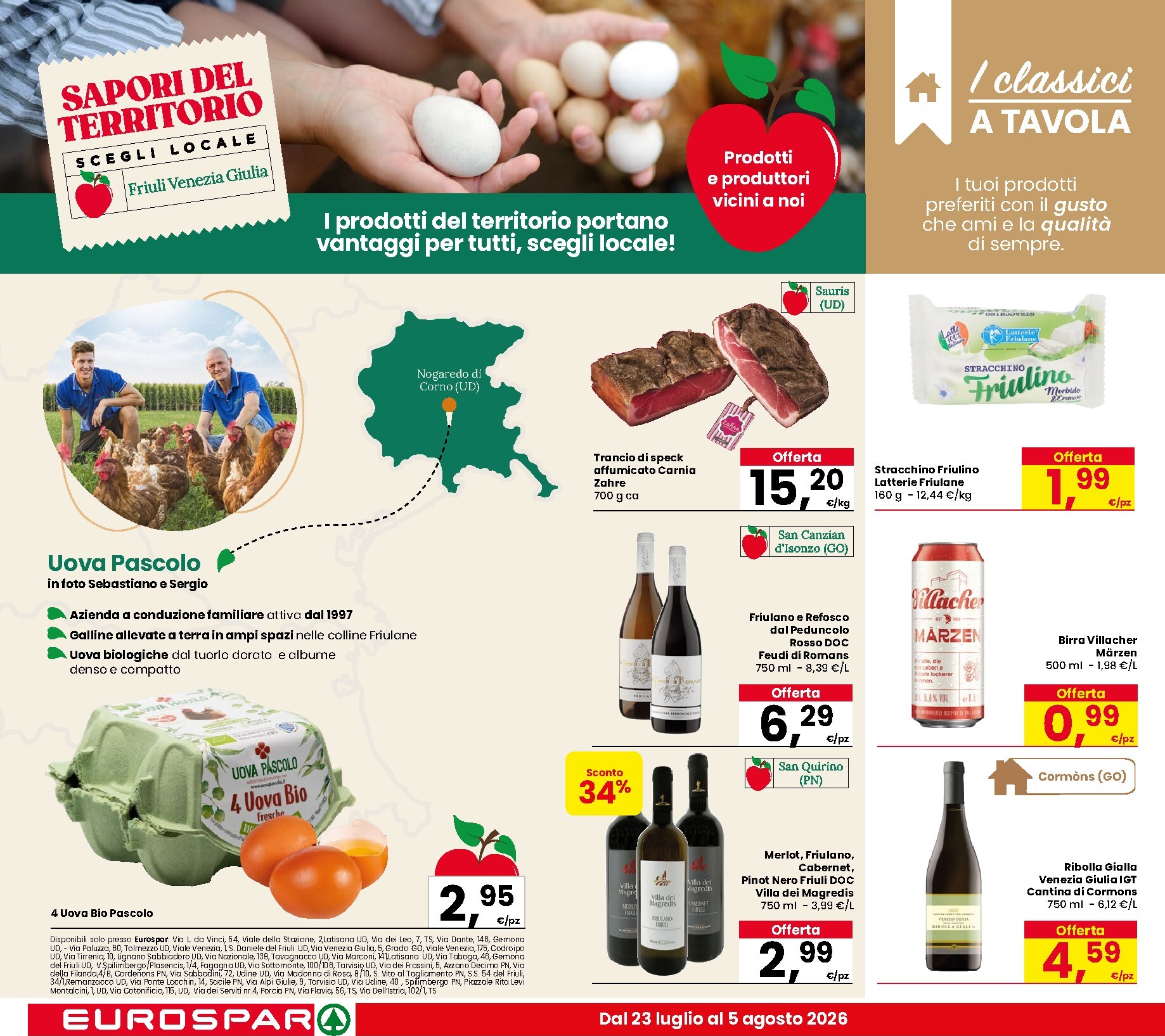 eurospar - Volantino attuale di Eurospar valido dal giovedì 23/07/2026 al mercoledì 05/08/2026 - page: 10