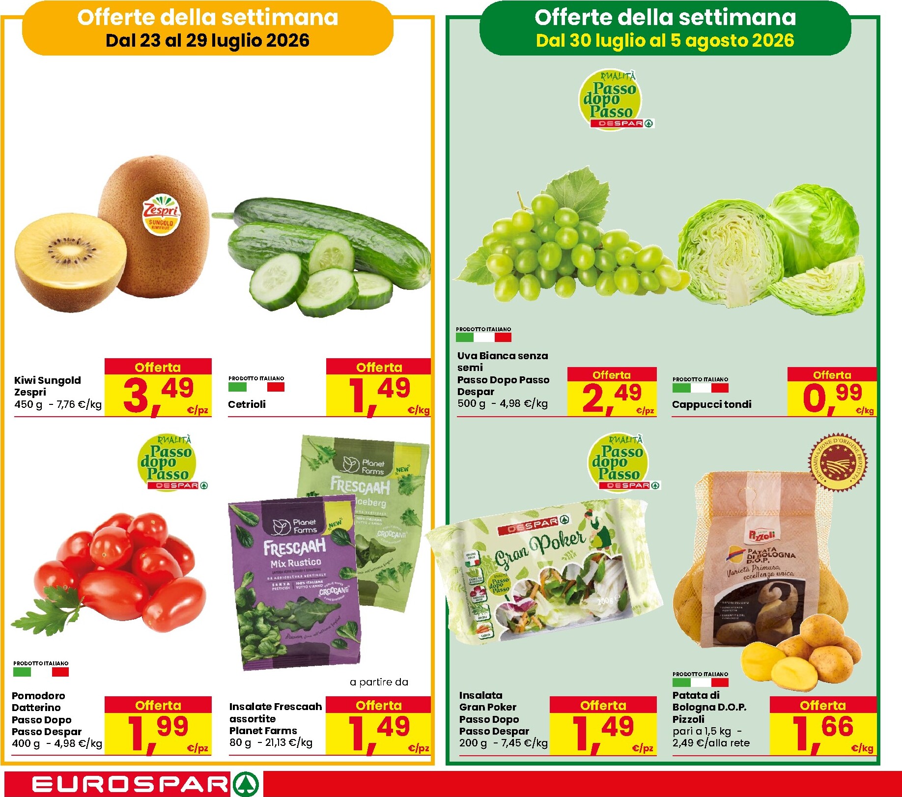 eurospar - Volantino attuale di Eurospar valido dal giovedì 23/07/2026 al mercoledì 05/08/2026 - page: 2