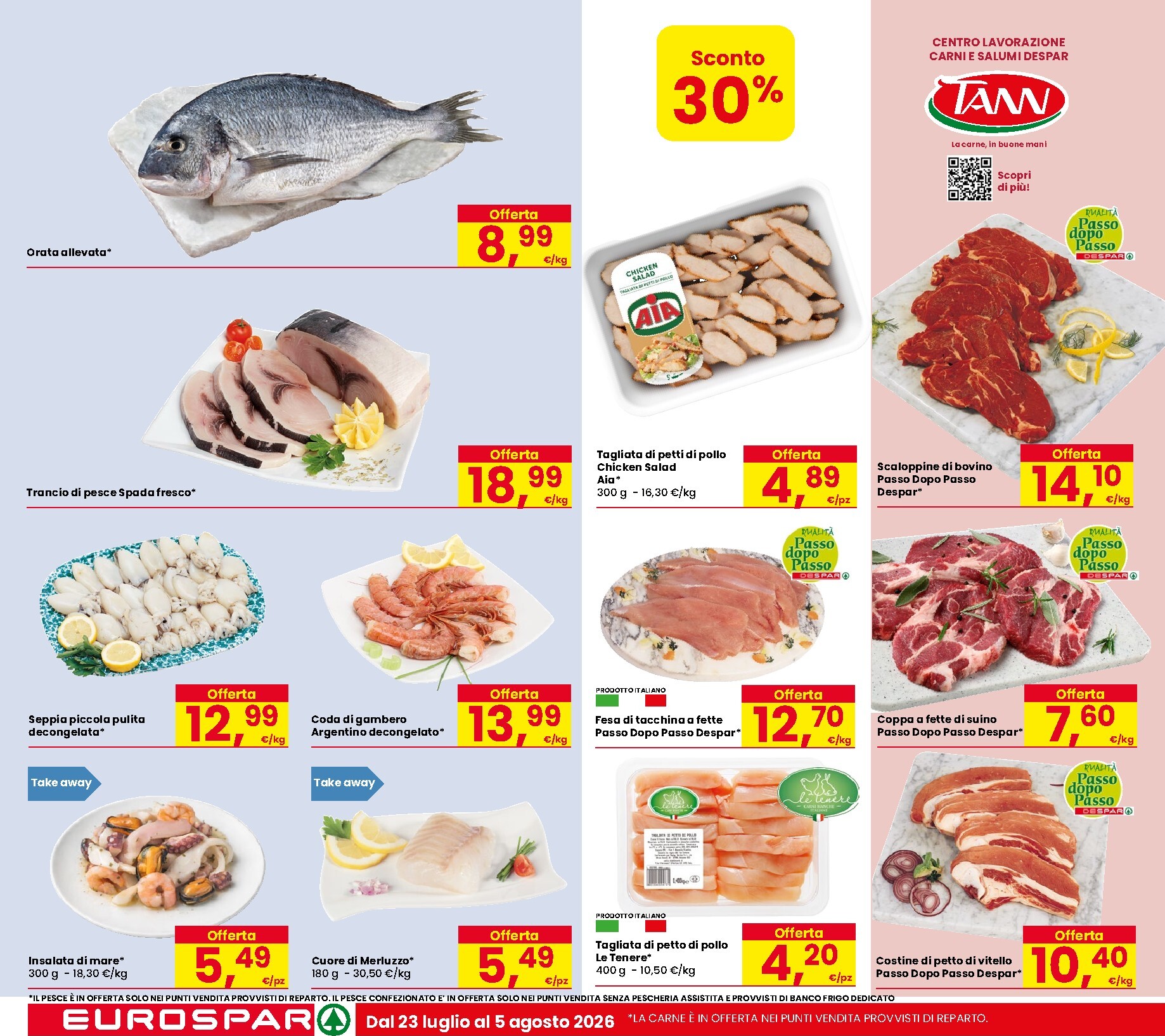 eurospar - Volantino attuale di Eurospar valido dal giovedì 23/07/2026 al mercoledì 05/08/2026 - page: 4