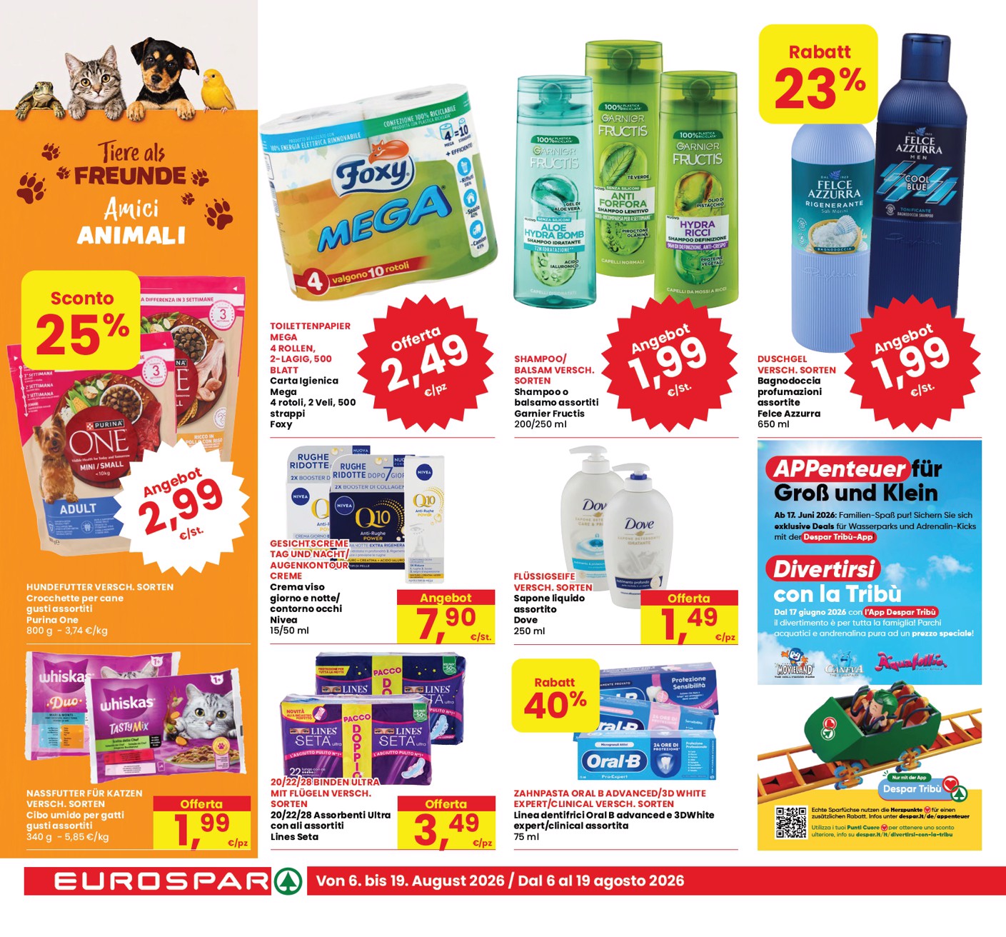 eurospar - Volantino attuale di Eurospar - Tutto Nuovo multilingue valido dal giovedì 06/08/2026 al mercoledì 19/08/2026 - page: 18