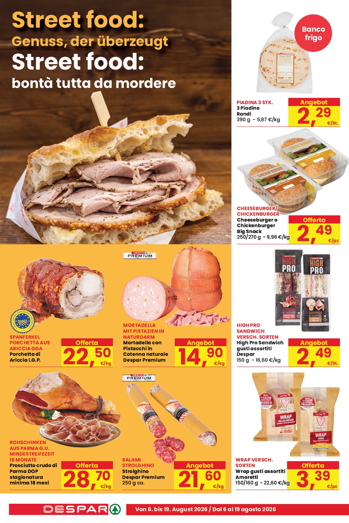 eurospar - Volantino attuale di Eurospar & Despar - Offerte a tutto gusto multilingue valido dal giovedì 06/08/2026 al mercoledì 19/08/2026 - page: 6