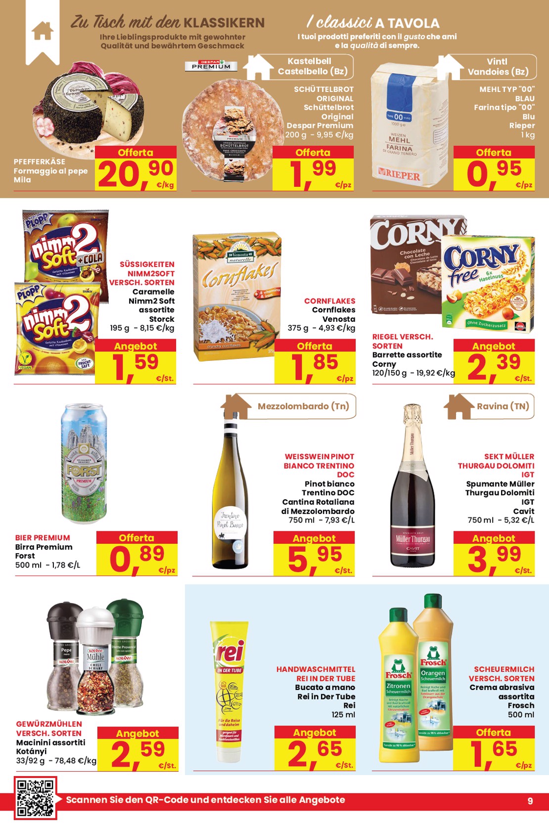 eurospar - Volantino attuale di Eurospar & Despar - Offerte a tutto gusto multilingue valido dal giovedì 06/08/2026 al mercoledì 19/08/2026 - page: 9