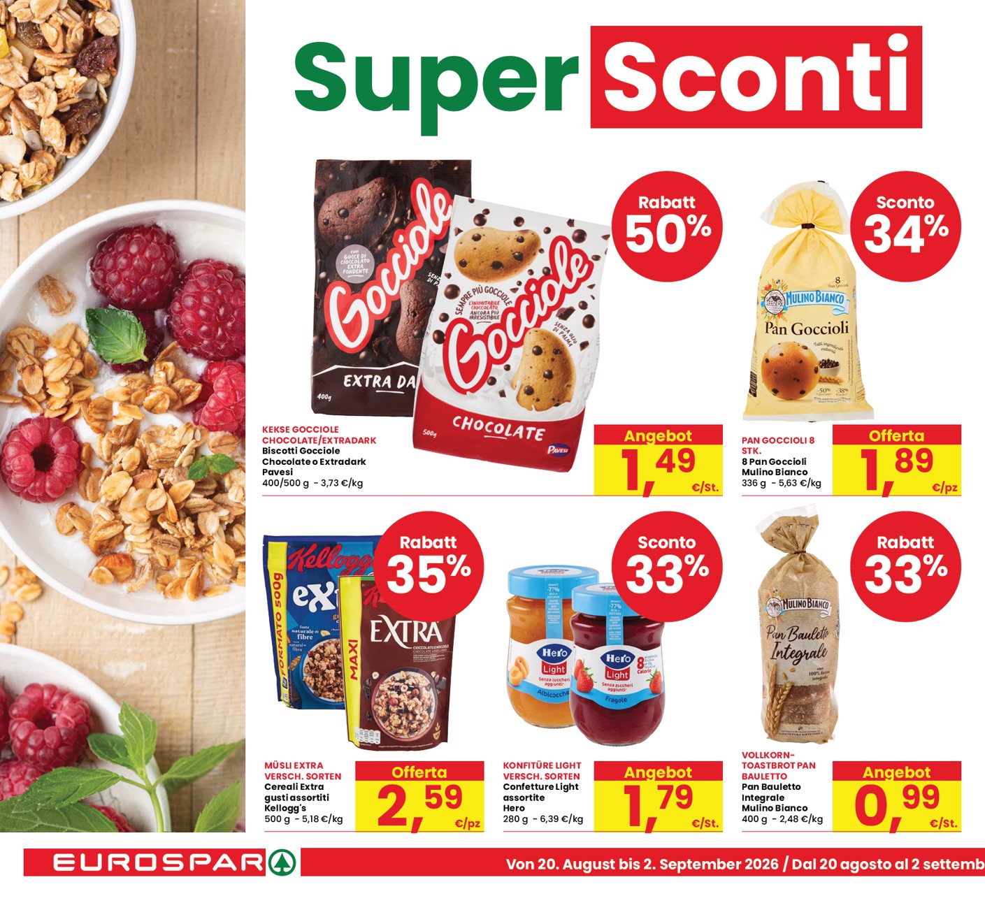 eurospar - Volantino attuale di Eurospar - Bozen, Bolzano valido dal giovedì 20/08/2026 al mercoledì 02/09/2026 - page: 6