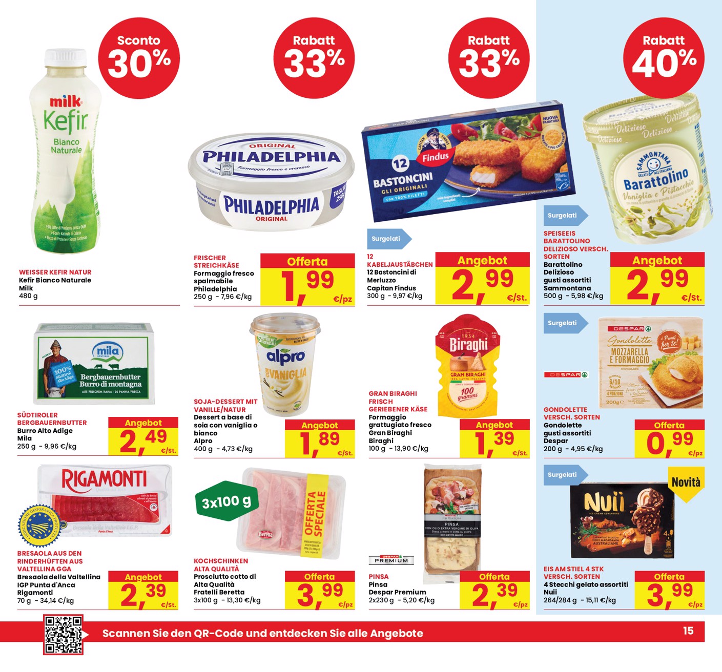 eurospar - Volantino attuale di Eurospar - Bozen, Bolzano valido dal giovedì 20/08/2026 al mercoledì 02/09/2026 - page: 15