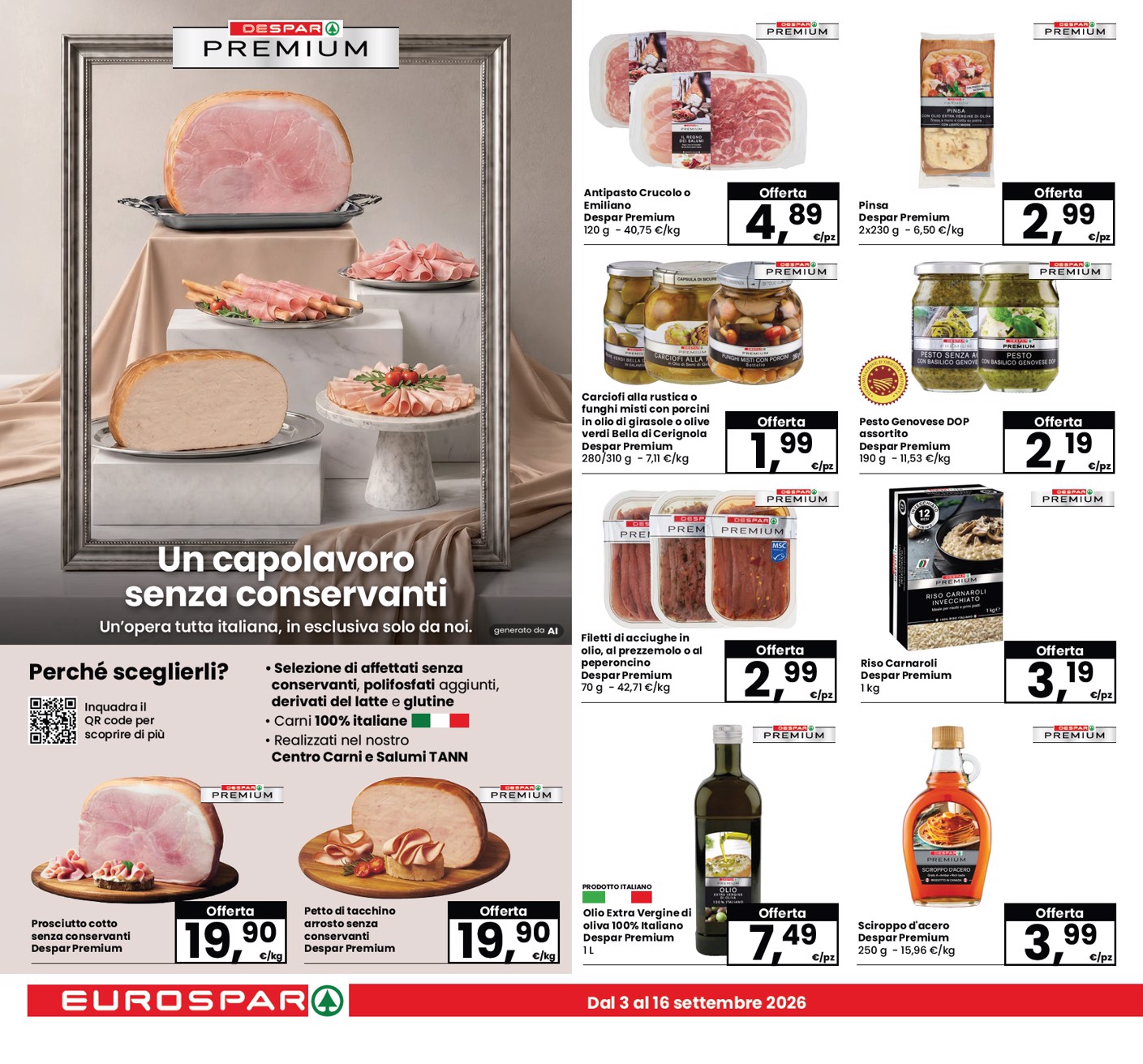 eurospar - Volantino attuale di Eurospar - Sconti di Qualità valido dal giovedì 03/09/2026 al mercoledì 16/09/2026 - page: 6