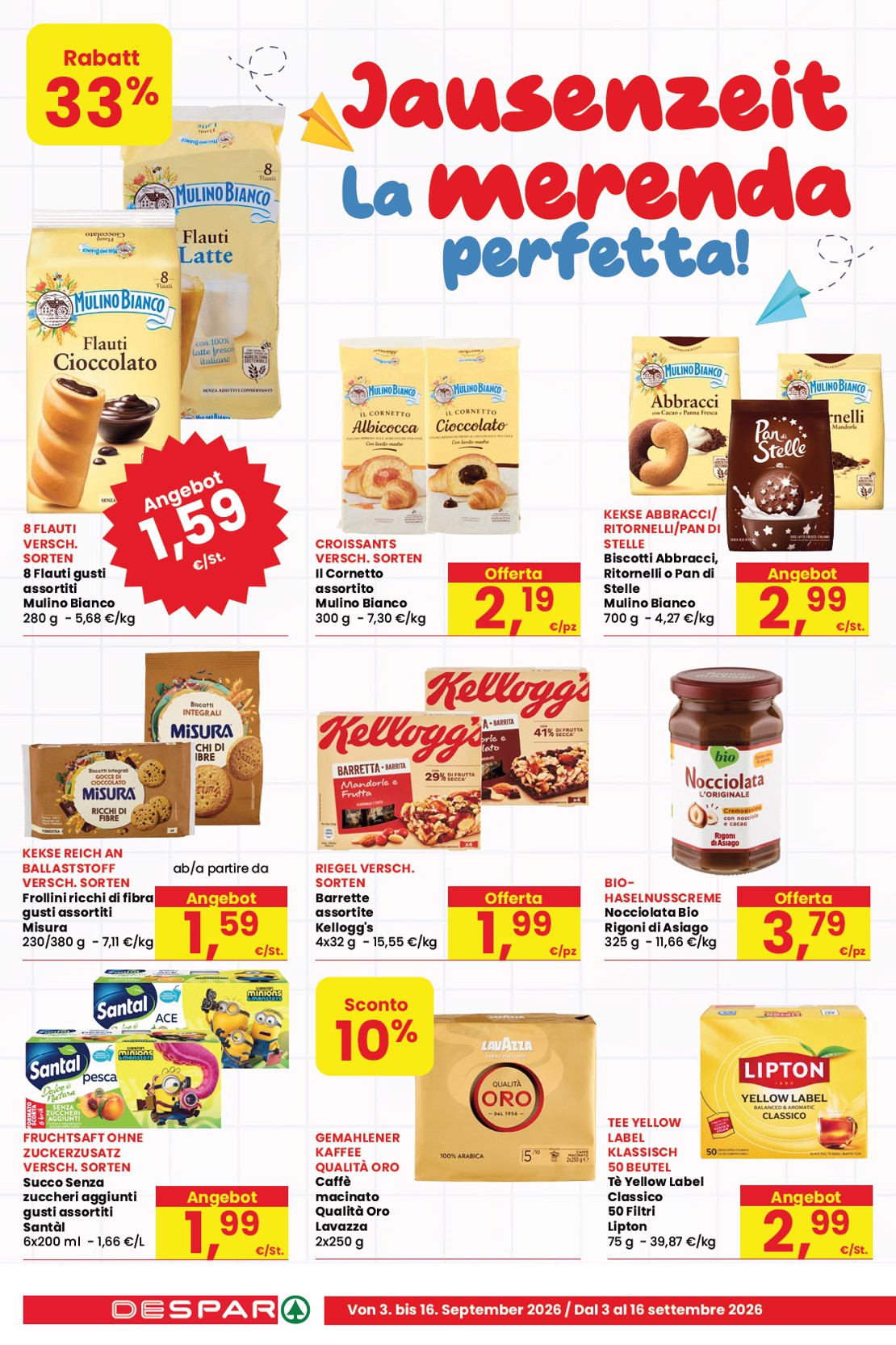 eurospar - Volantino attuale di Eurospar & Despar valido dal giovedì 03/09/2026 al mercoledì 16/09/2026 - page: 12