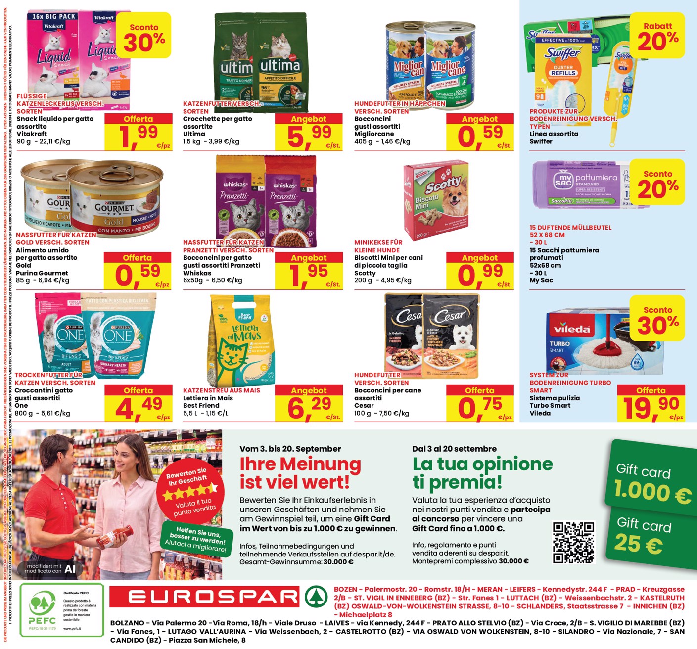 eurospar - Volantino attuale di Eurospar valido dal giovedì 03/09/2026 al mercoledì 16/09/2026 - page: 20