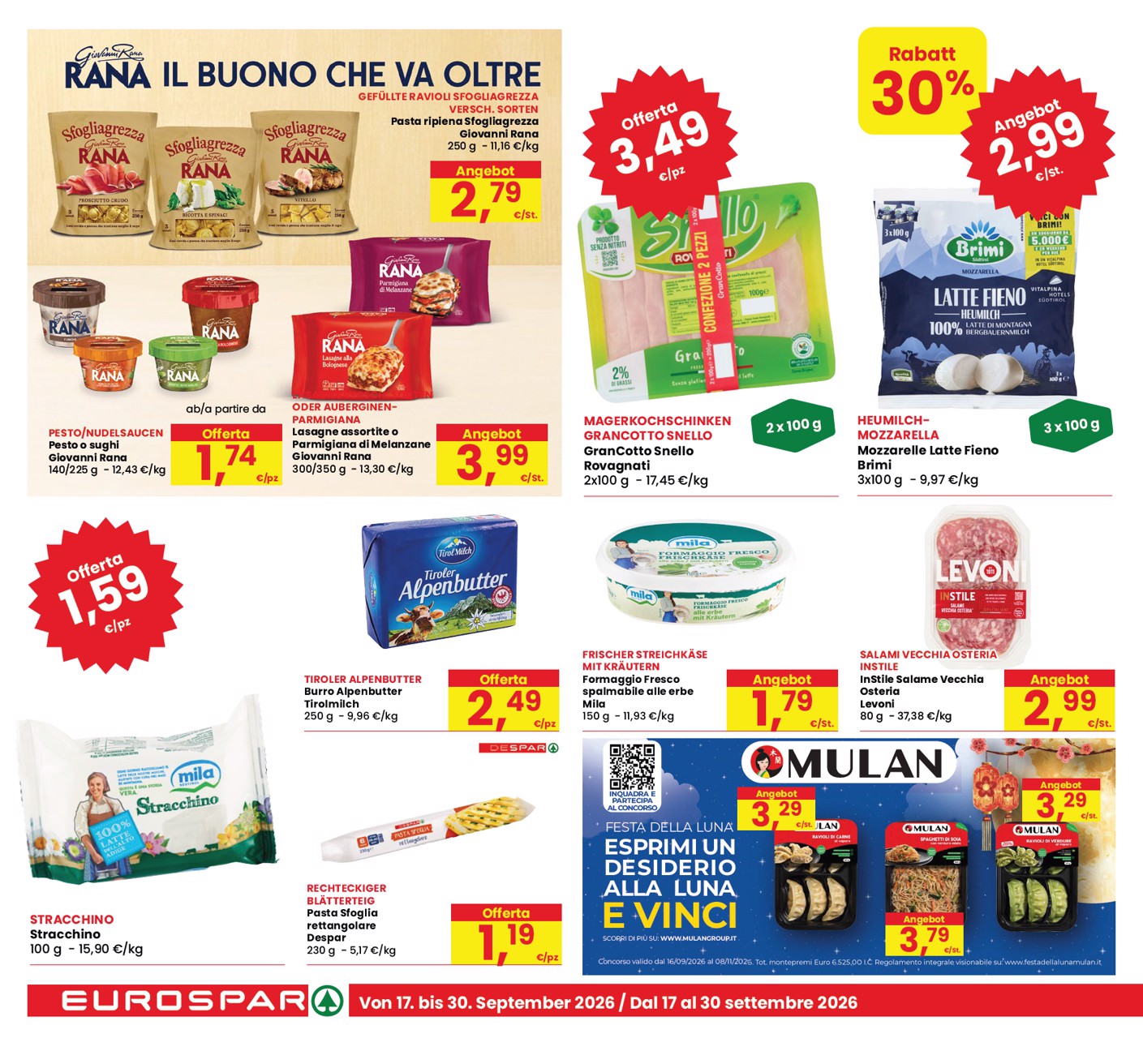 eurospar - Volantino attuale di Eurospar valido dal giovedì 17/09/2026 al mercoledì 30/09/2026 - page: 14