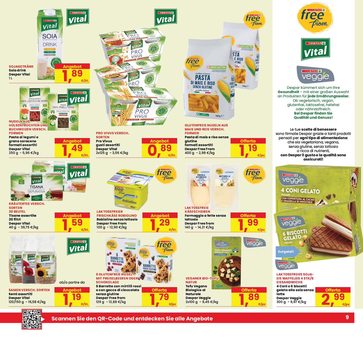 eurospar - Volantino attuale di Eurospar valido dal giovedì 17/09/2026 al mercoledì 30/09/2026 - page: 9