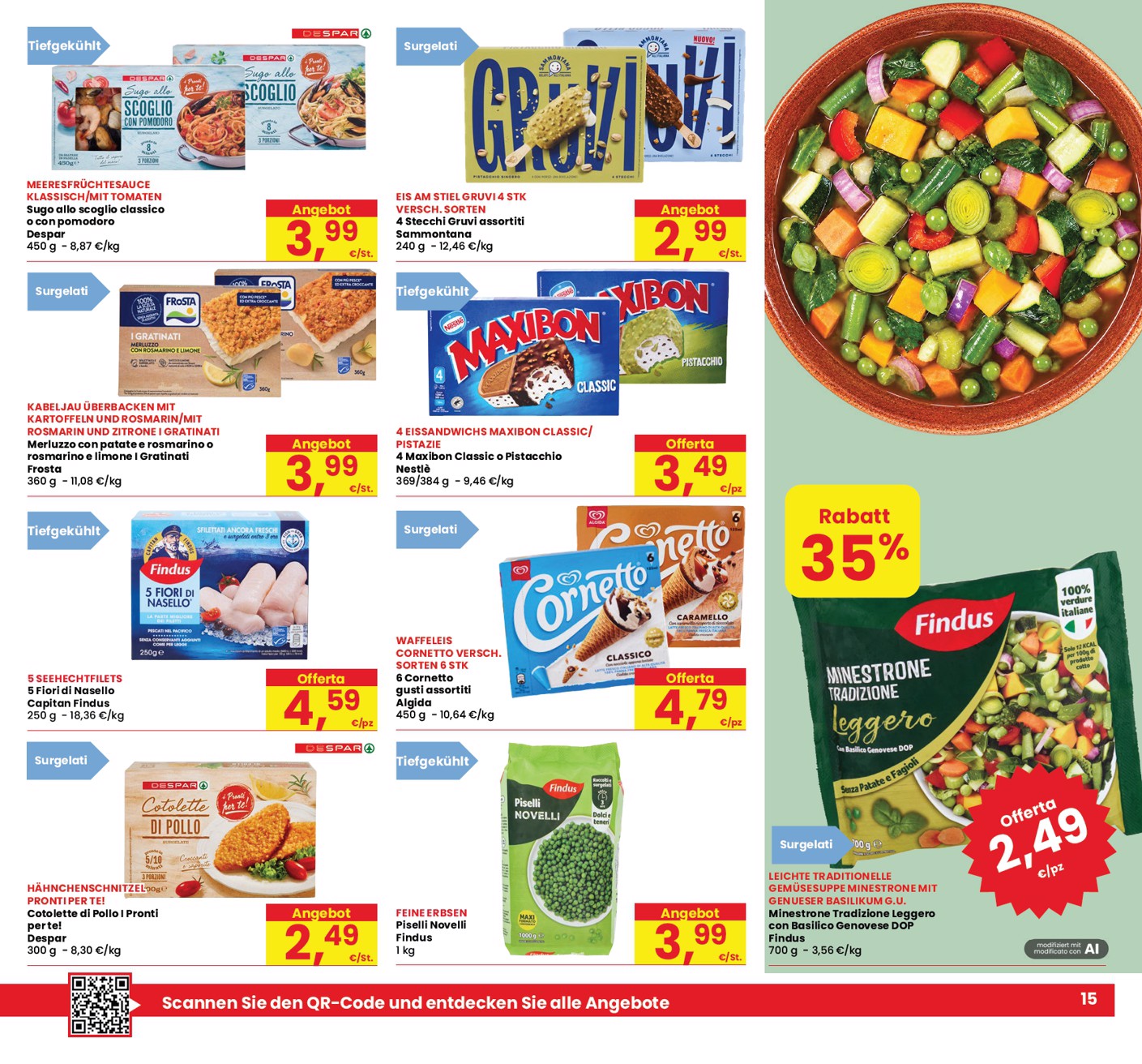 eurospar - Volantino attuale di Eurospar valido dal giovedì 17/09/2026 al mercoledì 30/09/2026 - page: 15