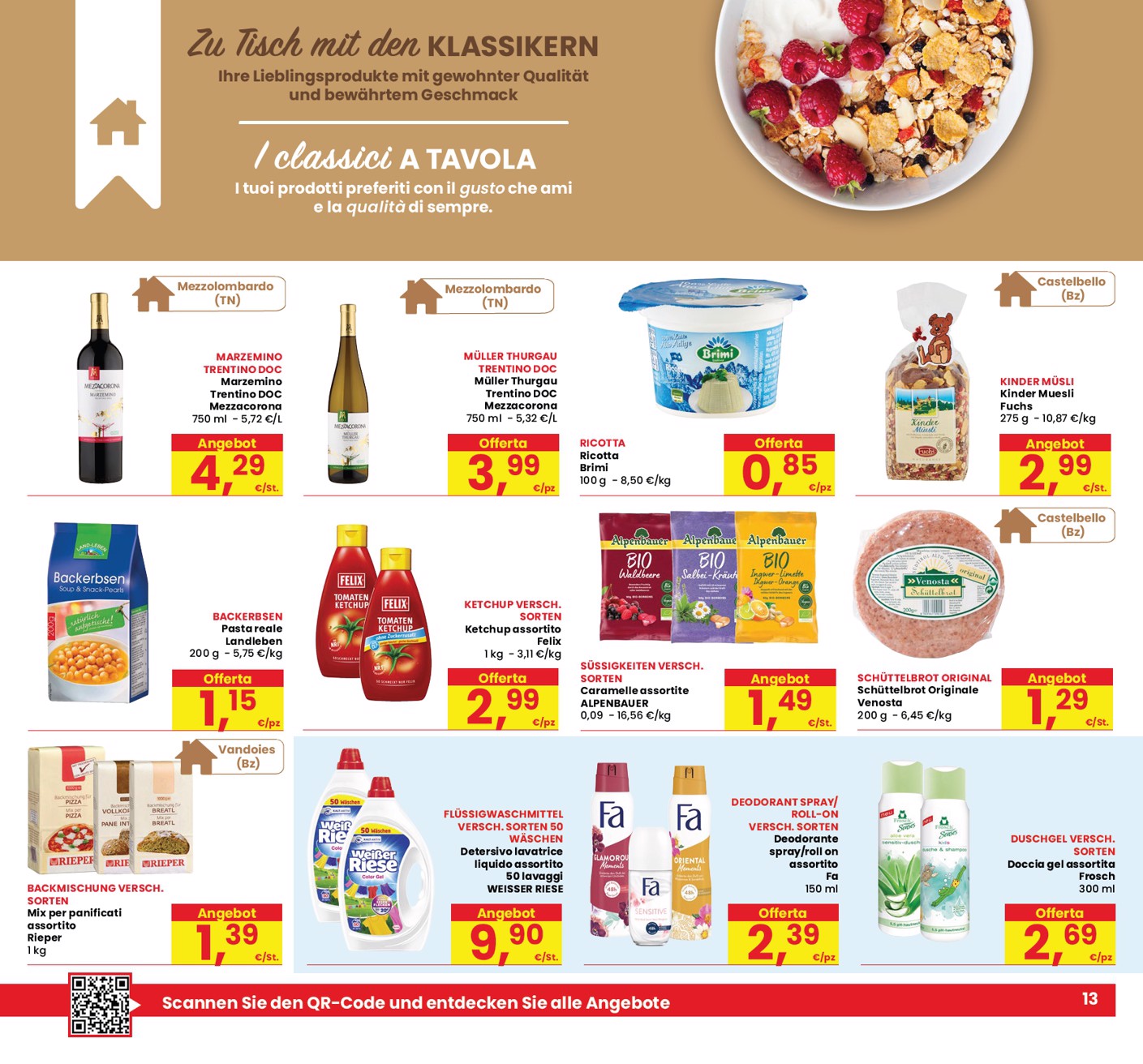 eurospar - Volantino attuale di Eurospar valido dal giovedì 17/09/2026 al mercoledì 30/09/2026 - page: 13