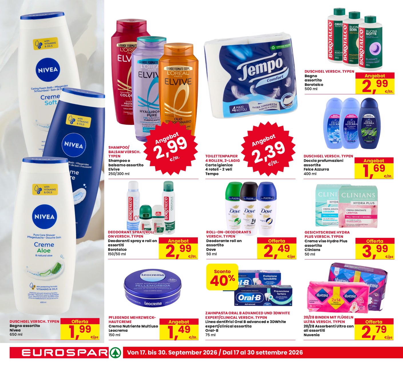 eurospar - Volantino attuale di Eurospar valido dal giovedì 17/09/2026 al mercoledì 30/09/2026 - page: 22