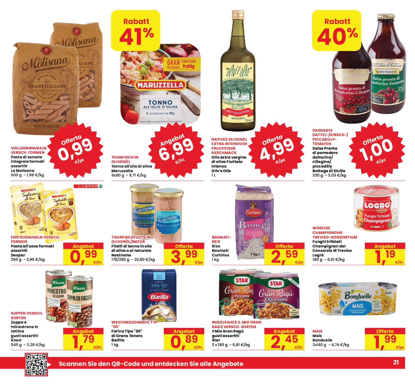 eurospar - Volantino attuale di Eurospar valido dal giovedì 17/09/2026 al mercoledì 30/09/2026 - page: 21