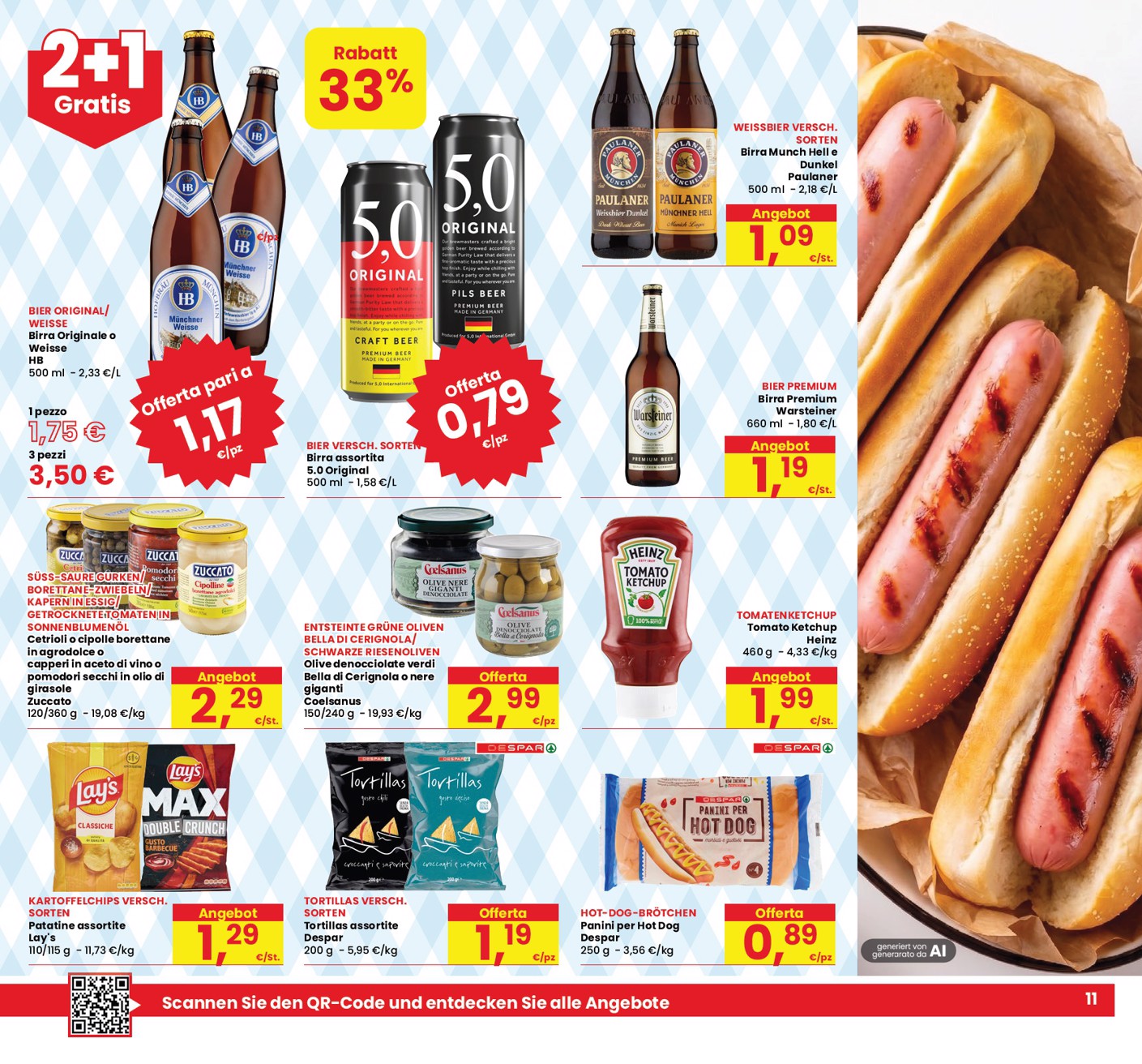 eurospar - Volantino attuale di Eurospar valido dal giovedì 17/09/2026 al mercoledì 30/09/2026 - page: 11