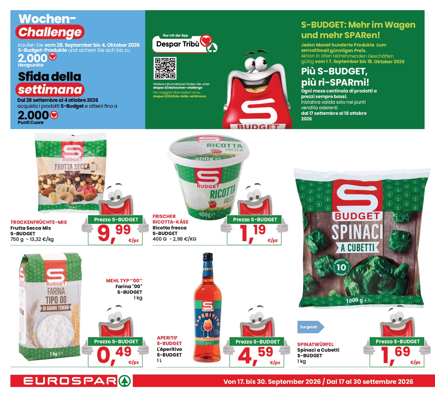 eurospar - Volantino attuale di Eurospar - Bozen, Bolzano valido dal giovedì 17/09/2026 al mercoledì 30/09/2026 - page: 12