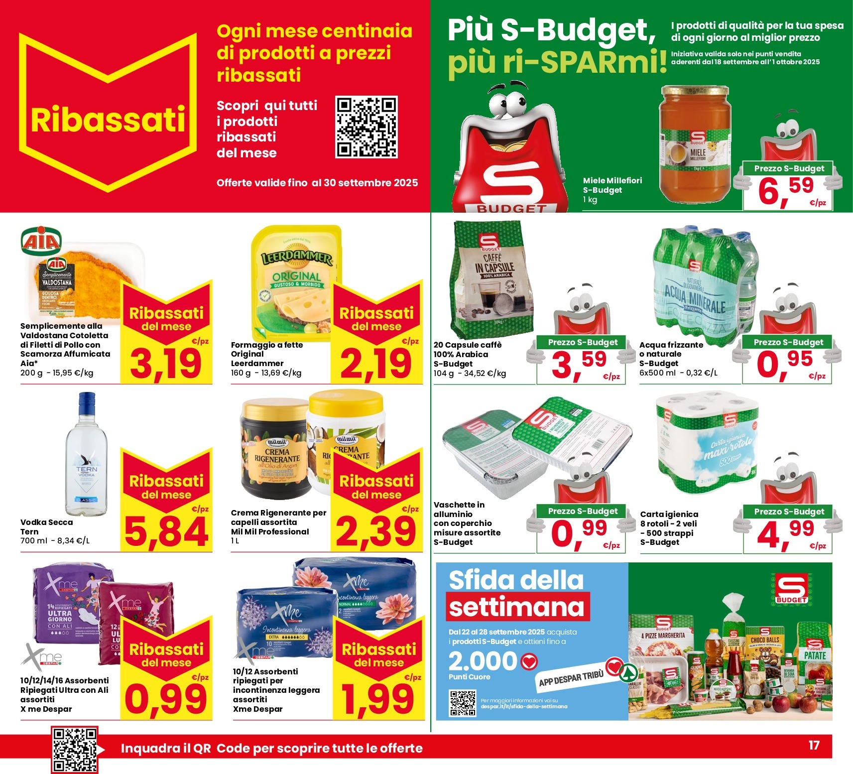 eurospar - Volantino Eurospar valido dal 18/09 al 01/10 - page: 17