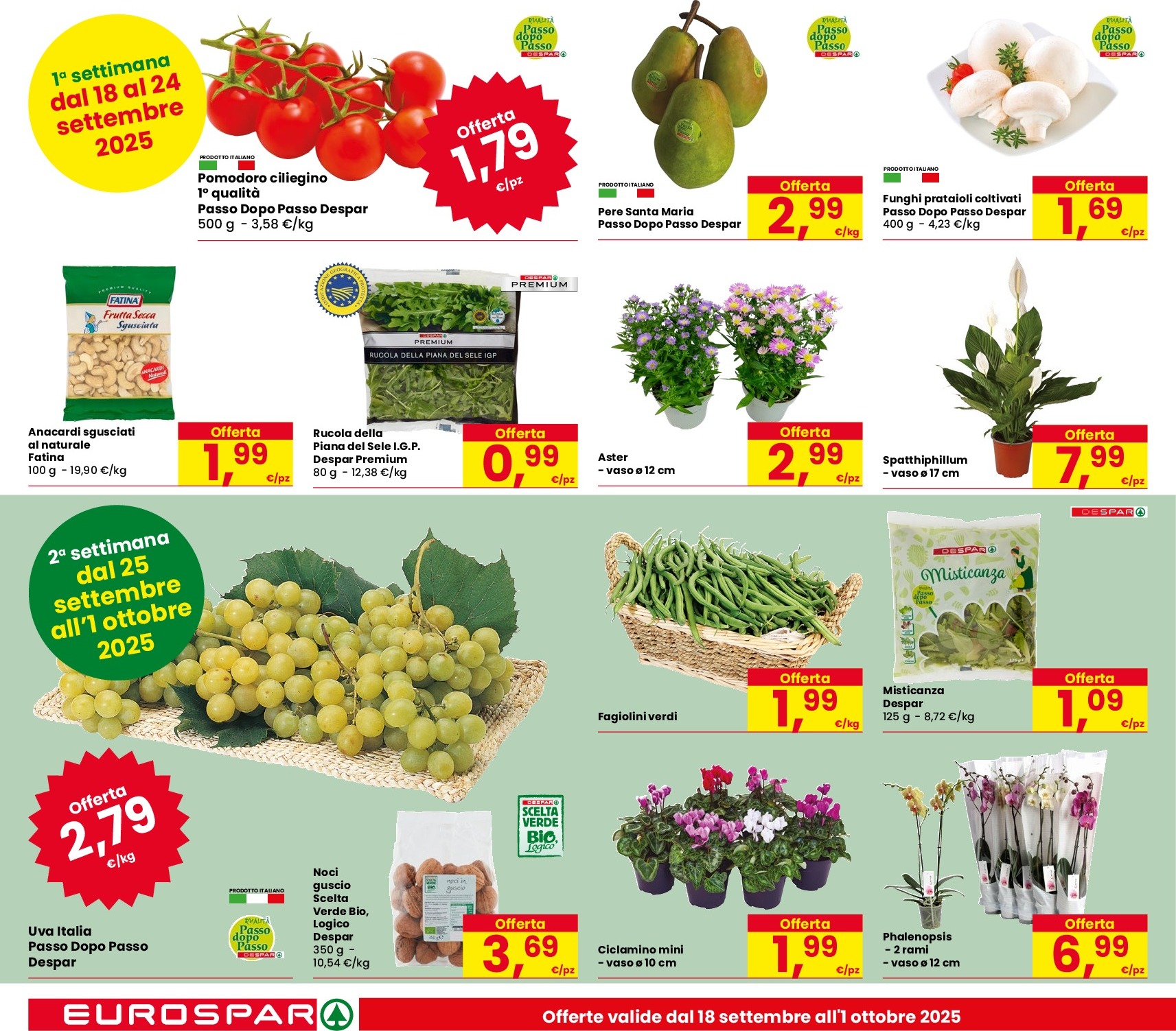 eurospar - Volantino Eurospar valido dal 18/09 al 01/10 - page: 6