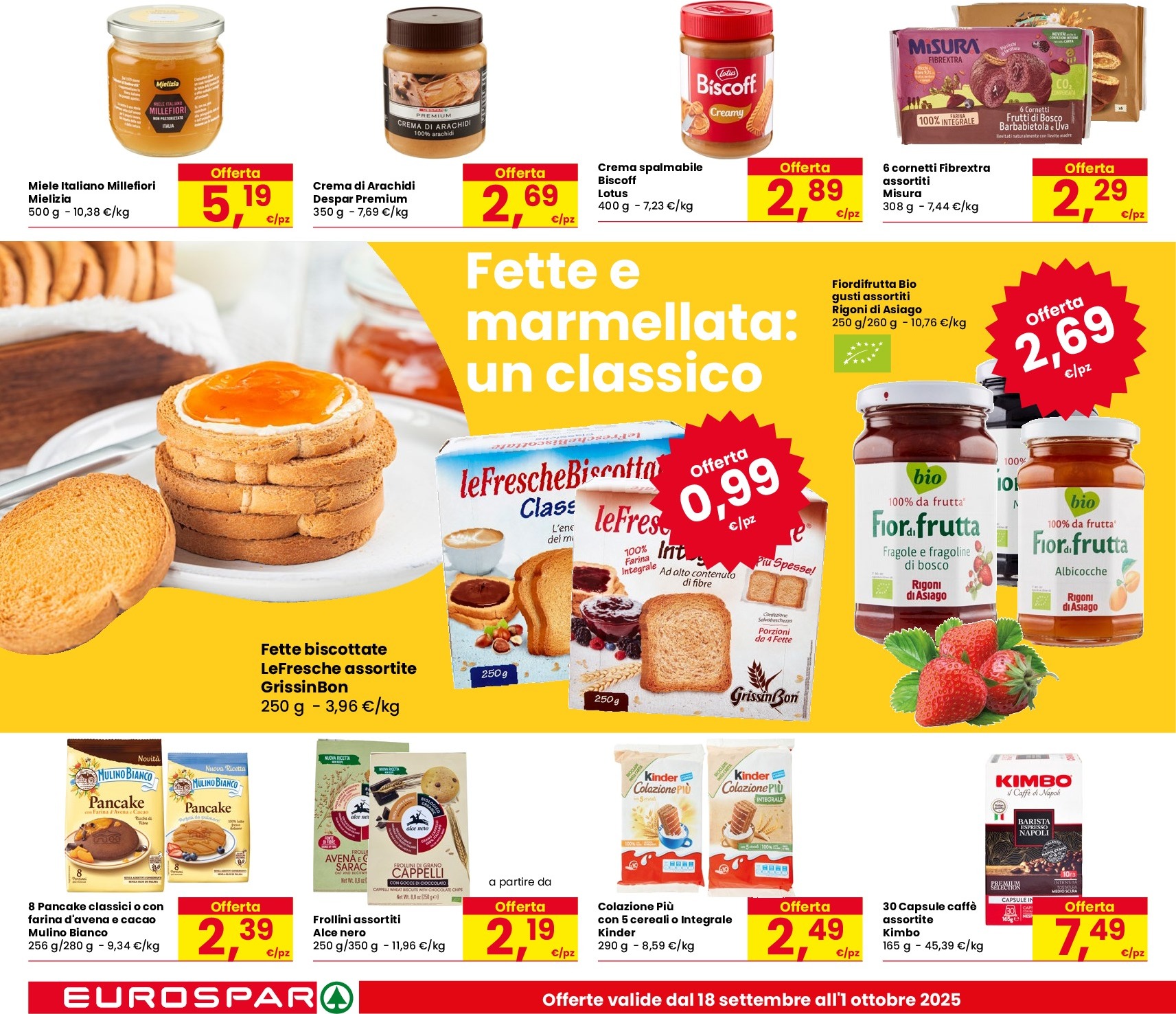 eurospar - Volantino Eurospar valido dal 18/09 al 01/10 - page: 14
