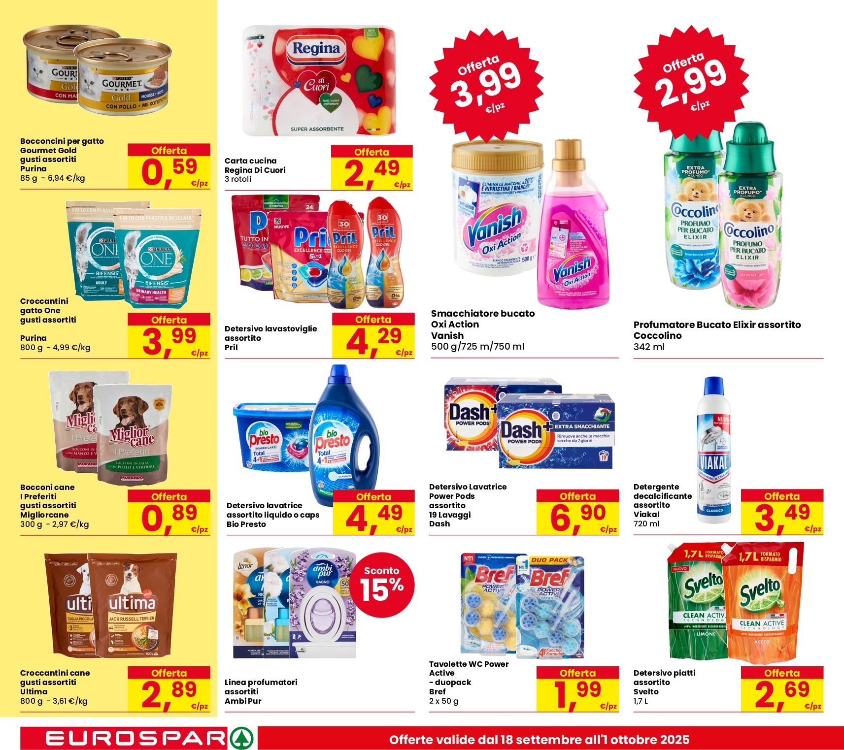 eurospar - Volantino Eurospar valido dal 18/09 al 01/10 - page: 22
