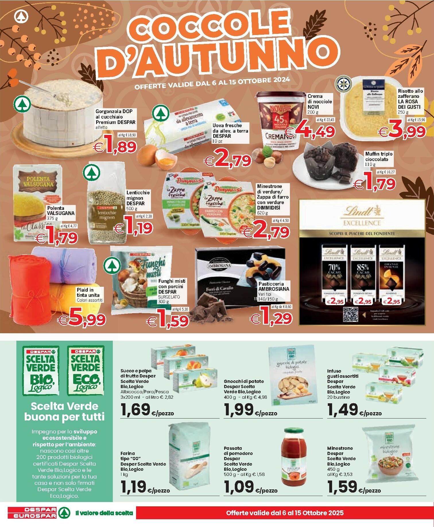 eurospar - Volantino Eurospar - Barisardo, Berchidda, Bonorva, Bosa, Burcei, Cagliari, Cala Gonone, Fluminimaggiore, Lanusei, Mandas, Mogoro, Nurachi, Nurri, Porto San Paolo, Posada, Quartu S. Elena, Samugheo, Santa Teresa di Gallura, Selargius, Sestu, Thiesi,  - page: 6