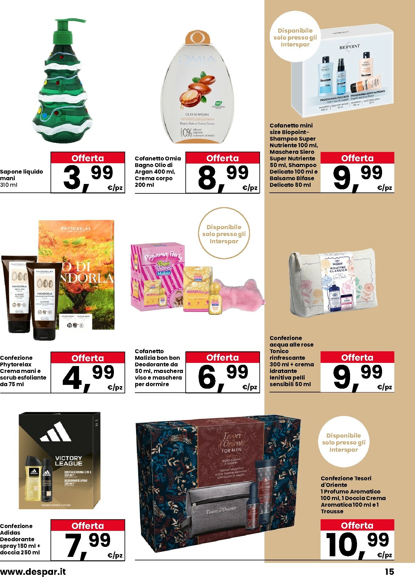 eurospar - Volantino Eurospar - Regali che profumano di festa valido dal 06/11 al 31/12 - page: 15