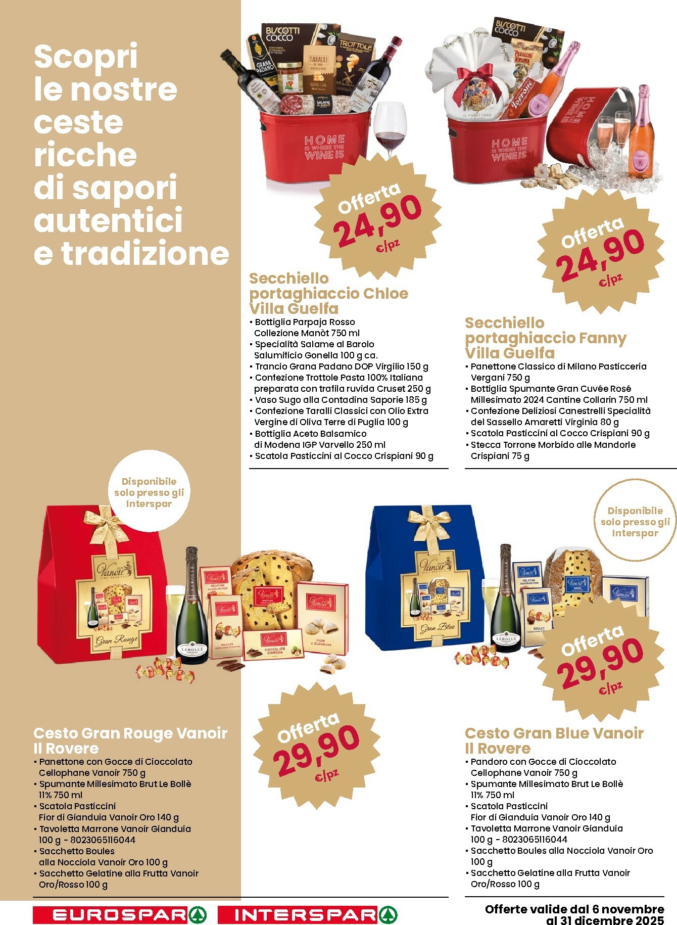 eurospar - Volantino Eurospar - Regali che profumano di festa valido dal 06/11 al 31/12 - page: 4