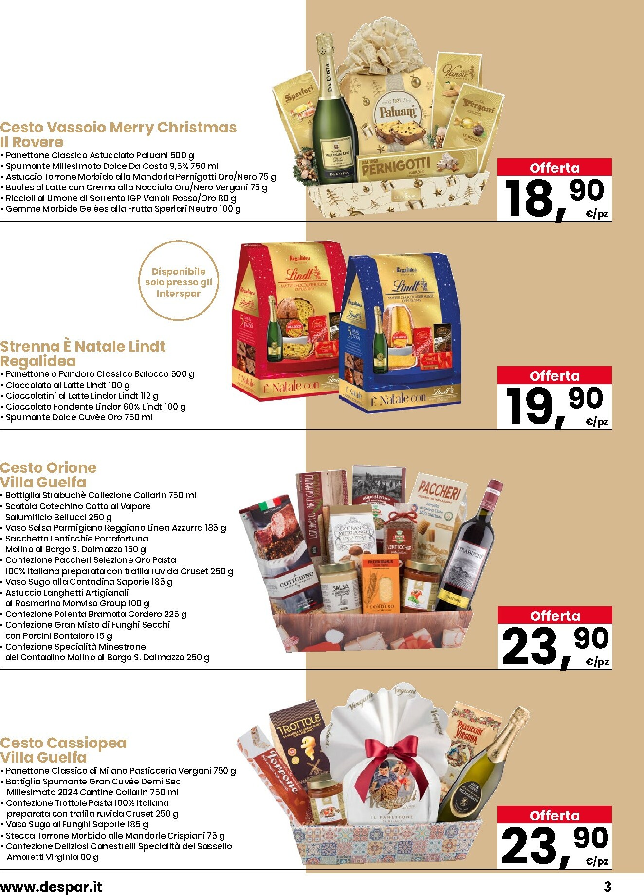 eurospar - Volantino Eurospar - Regali che profumano di festa valido dal 06/11 al 31/12 - page: 3