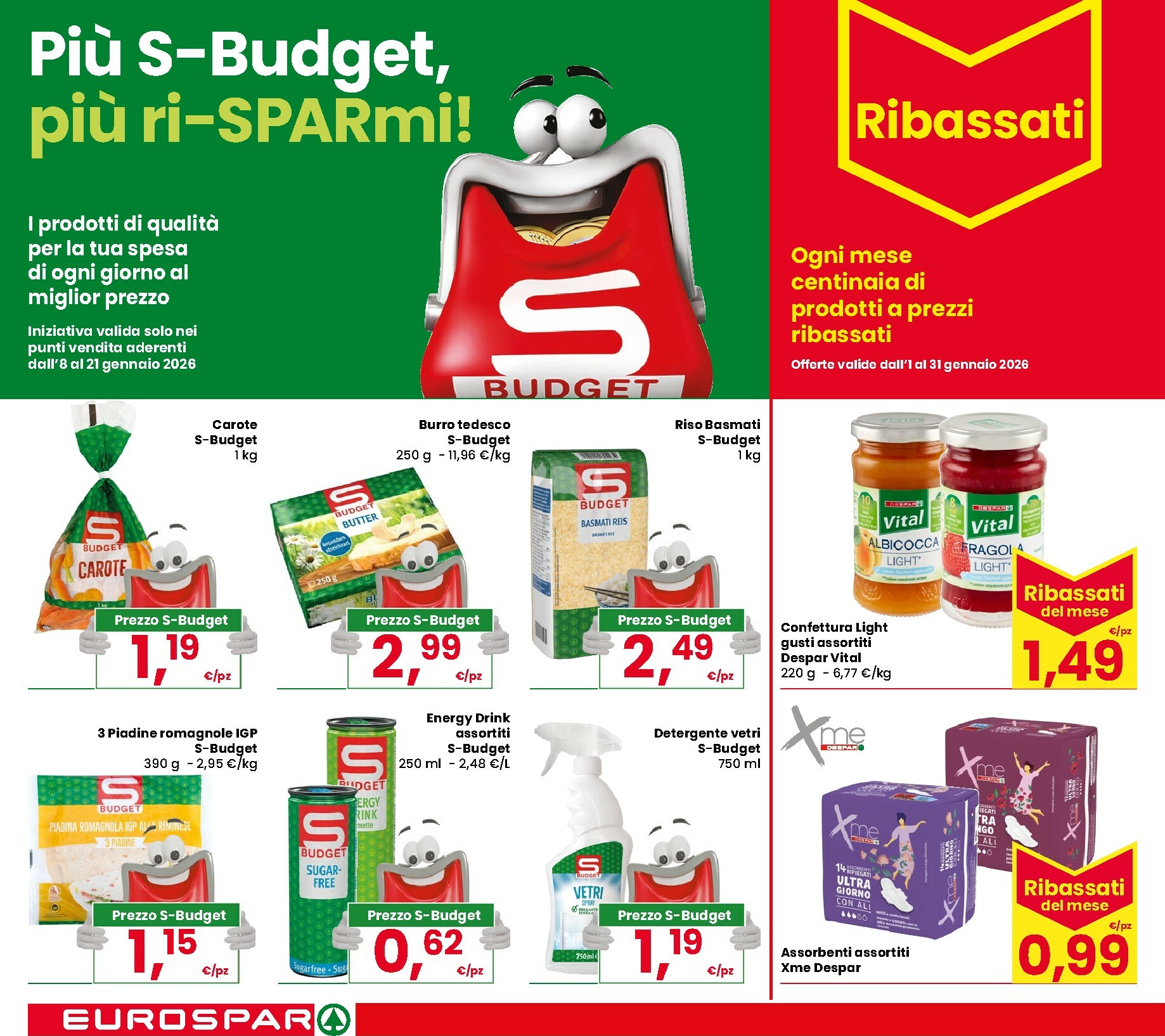 eurospar - Volantino Eurospar valido dal 08/01 al 21/01 - page: 4