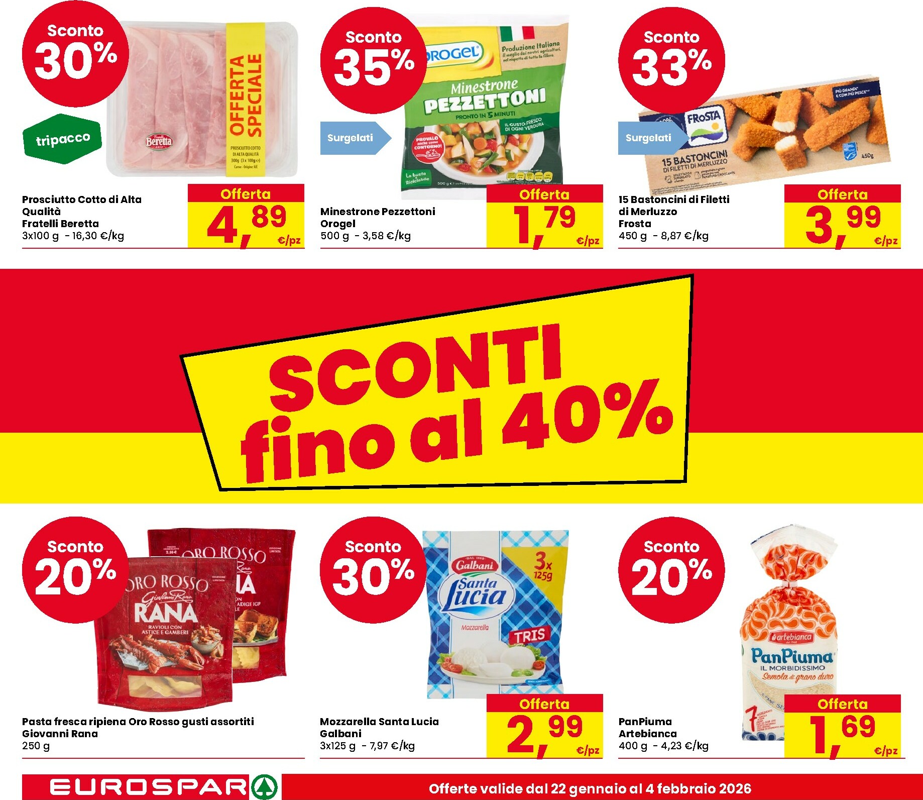 eurospar - Volantino Eurospar valido dal 22/01 al 04/02 - page: 4