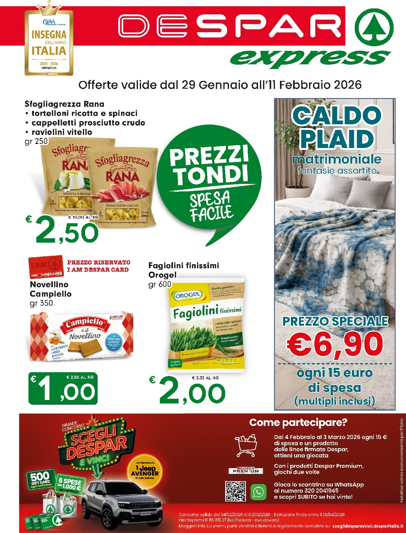 eurospar - Volantino Despar - Express valido dal 29/01 al 11/02